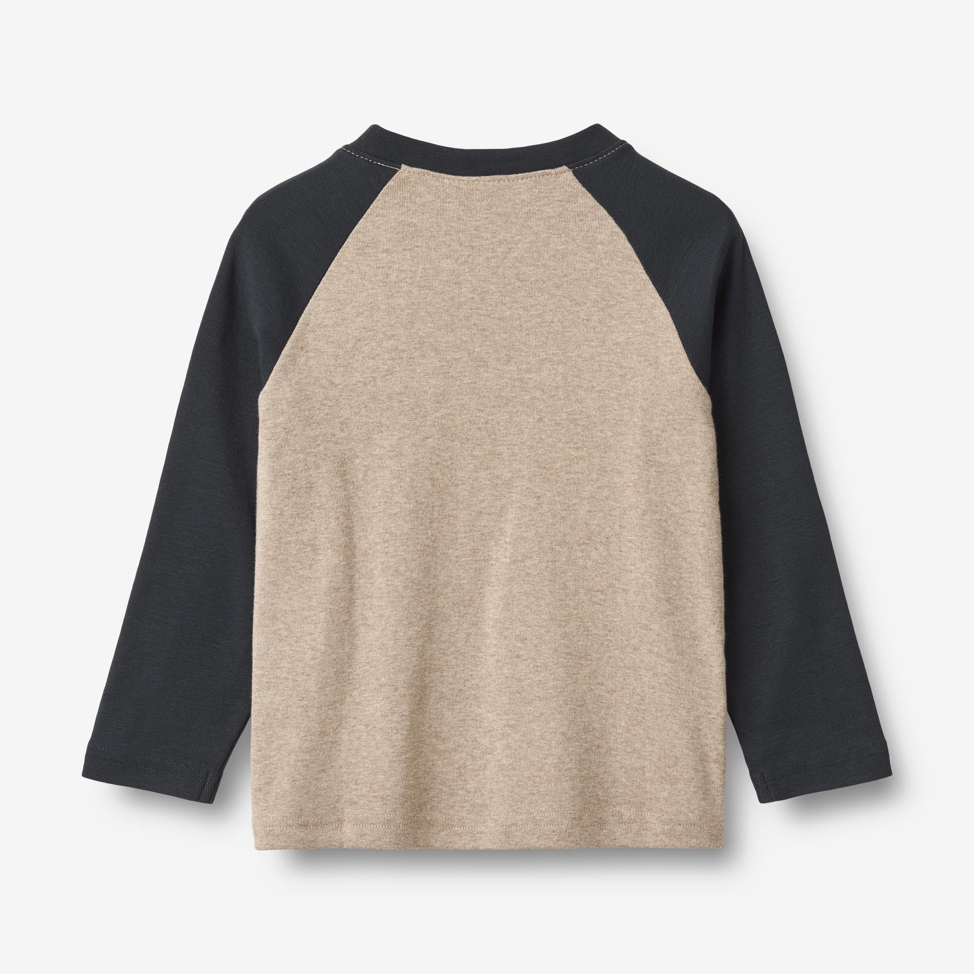 T-Shirt L/S Rolf - gravel melange - Image 2