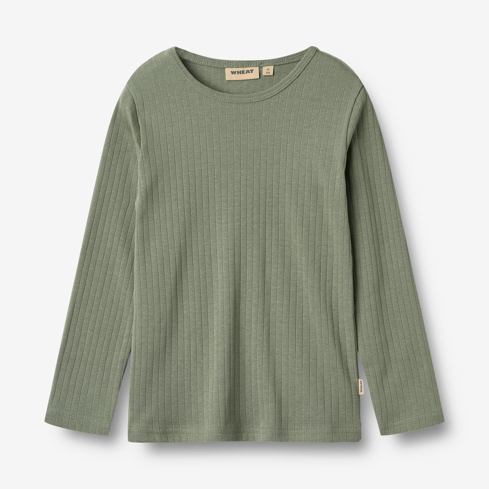 T-shirt L/S Stig - dusty green
