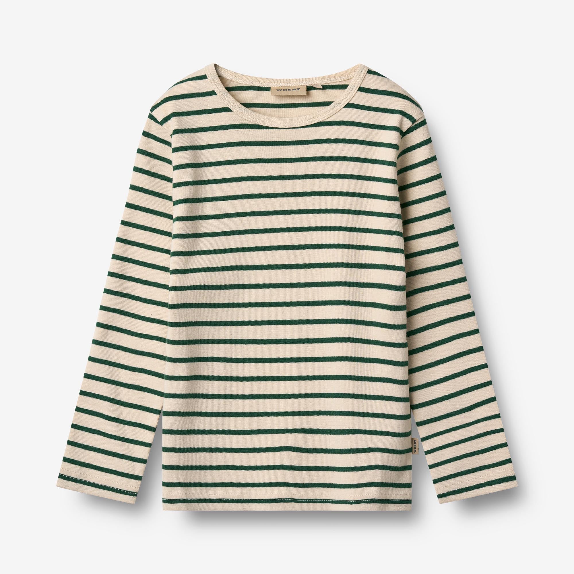 T-shirt L/S Stig - green stripe