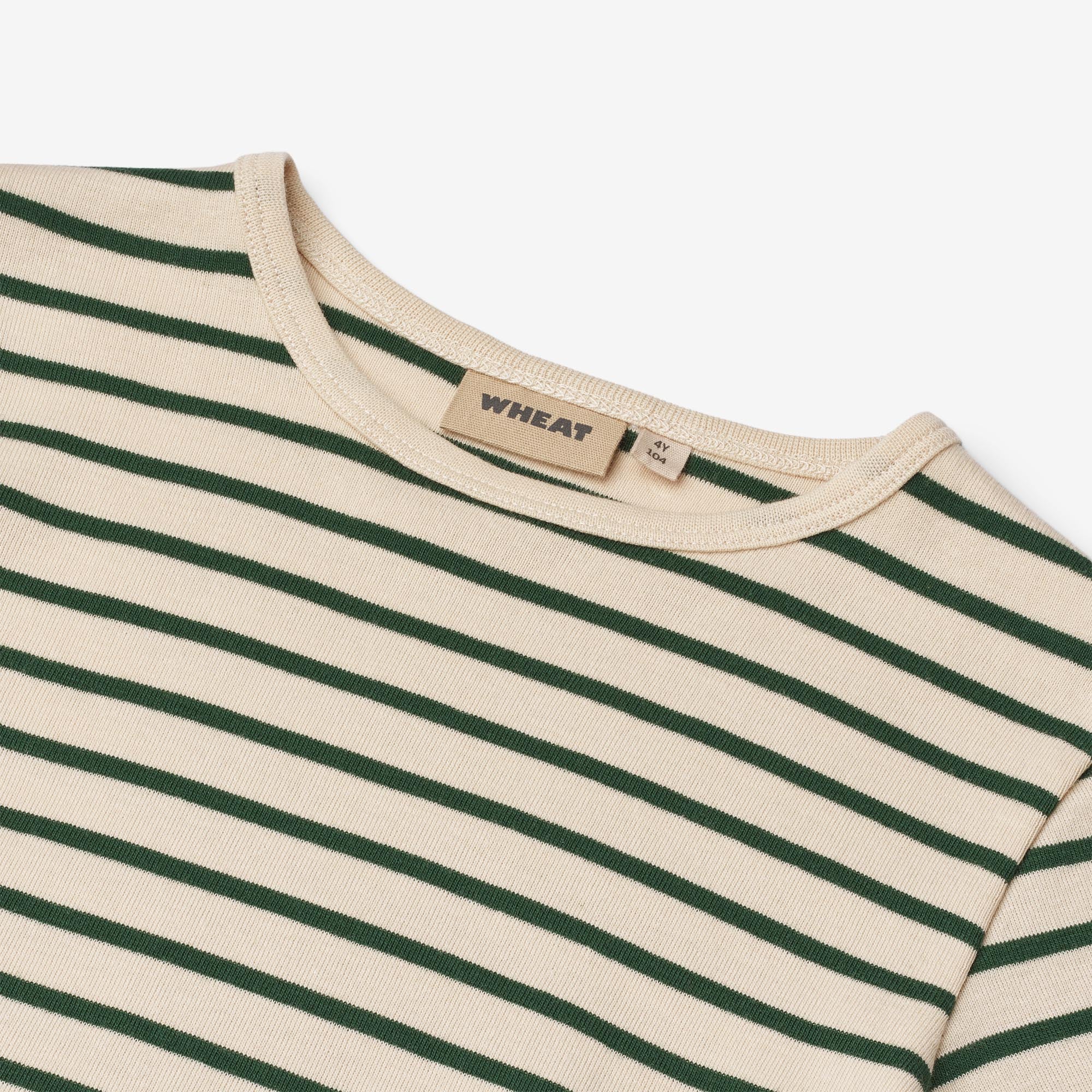 T-shirt L/S Stig - green stripe - Image 3