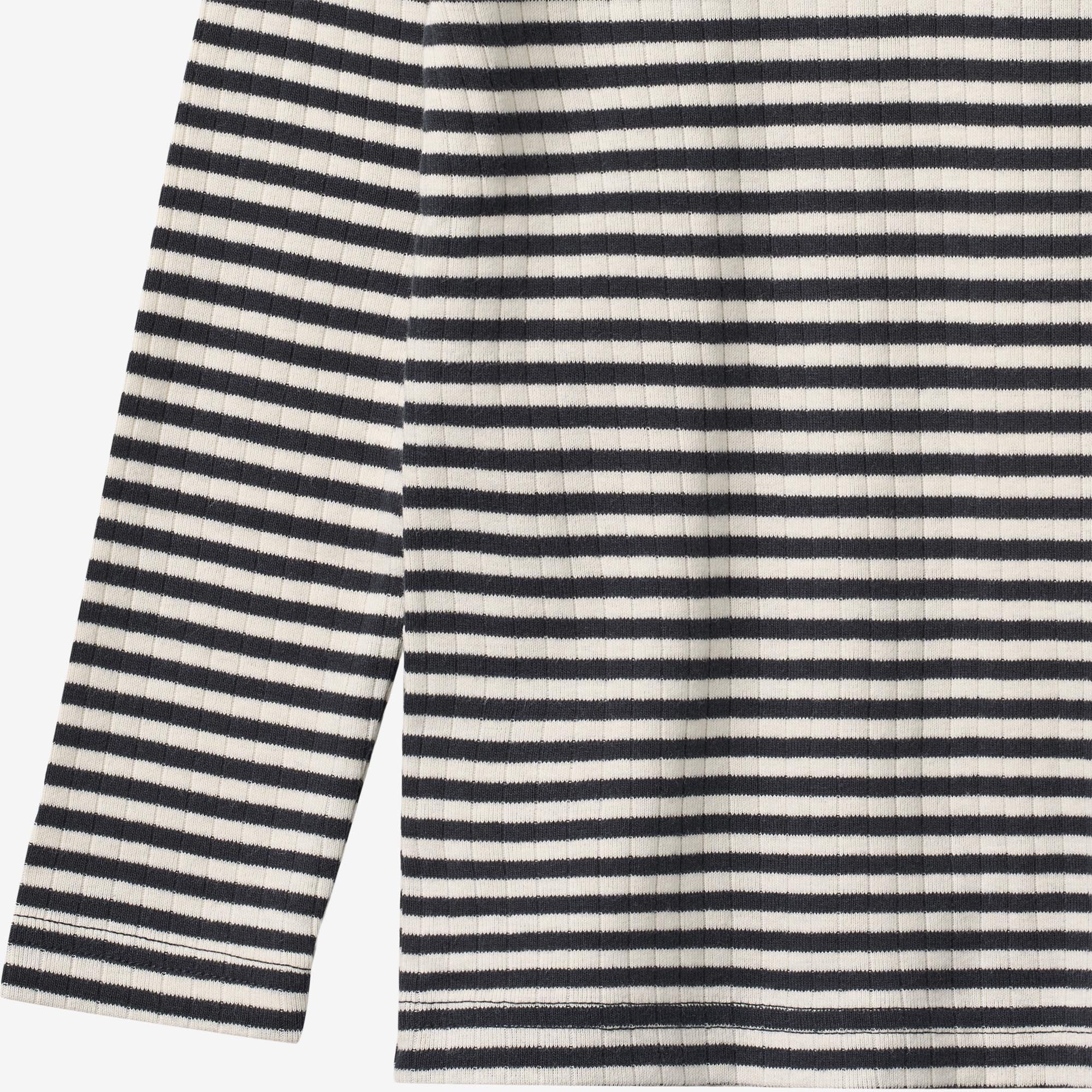 T-shirt L/S Stig - navy rib stripe - Image 6
