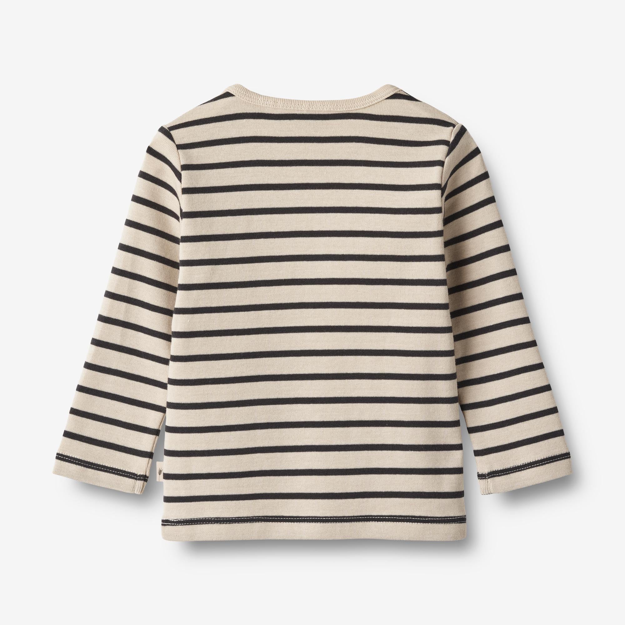 T-Shirt L/S Stig - navy stripe - Image 2