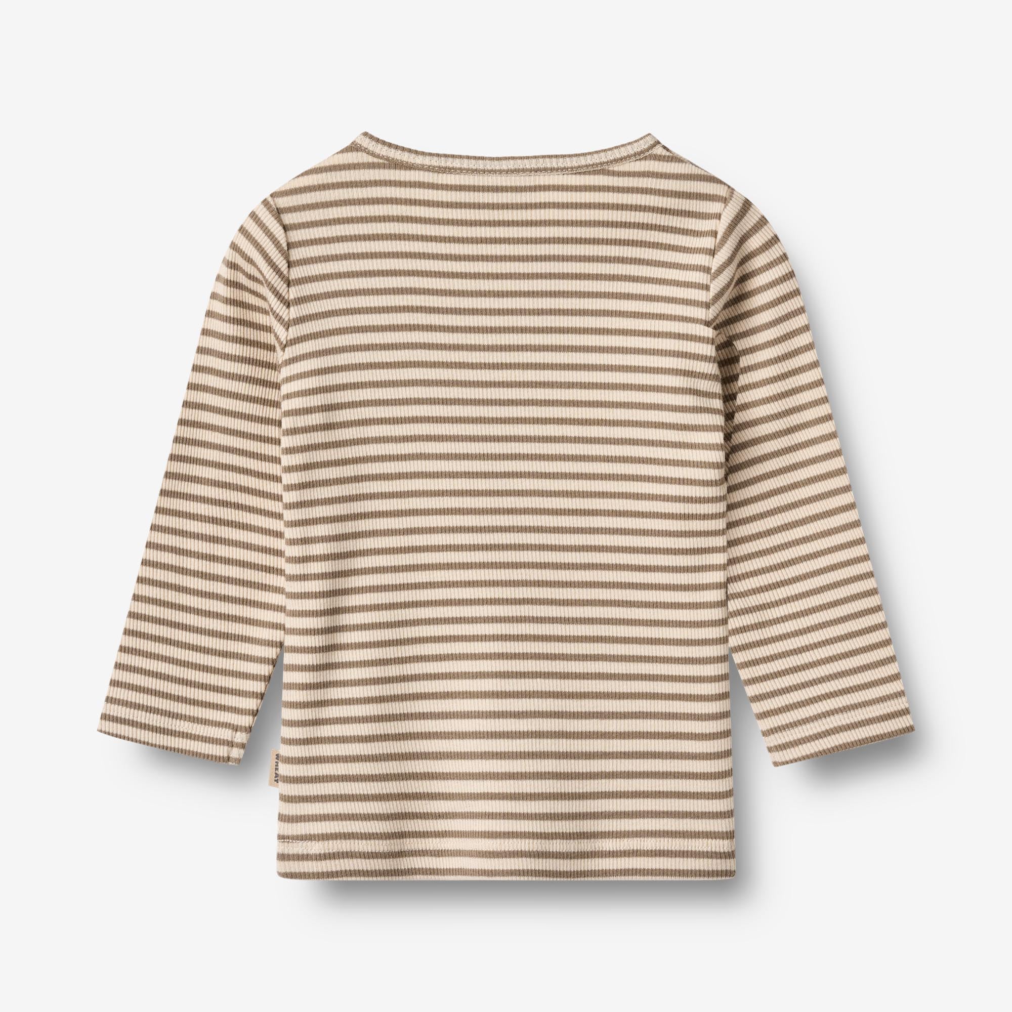 T-shirt L/S Stig - stone stripe - Image 2
