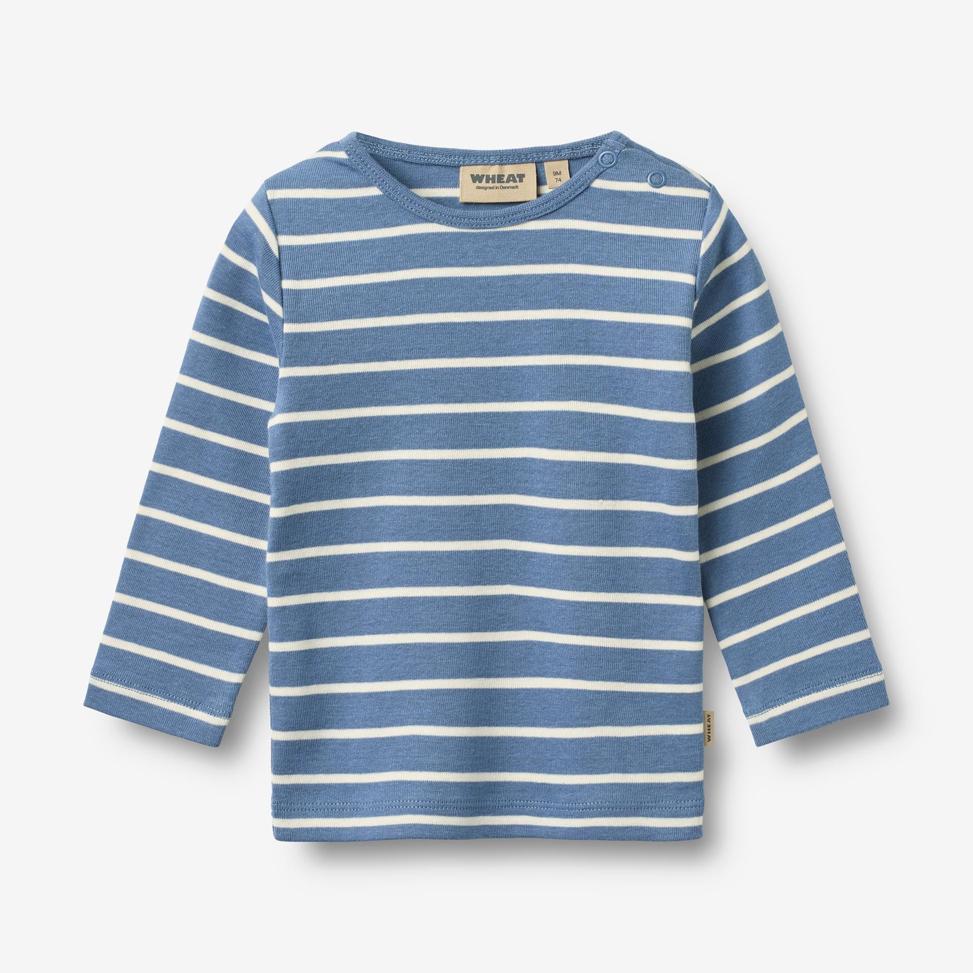 T-shirt L/S Stig - blue stripe