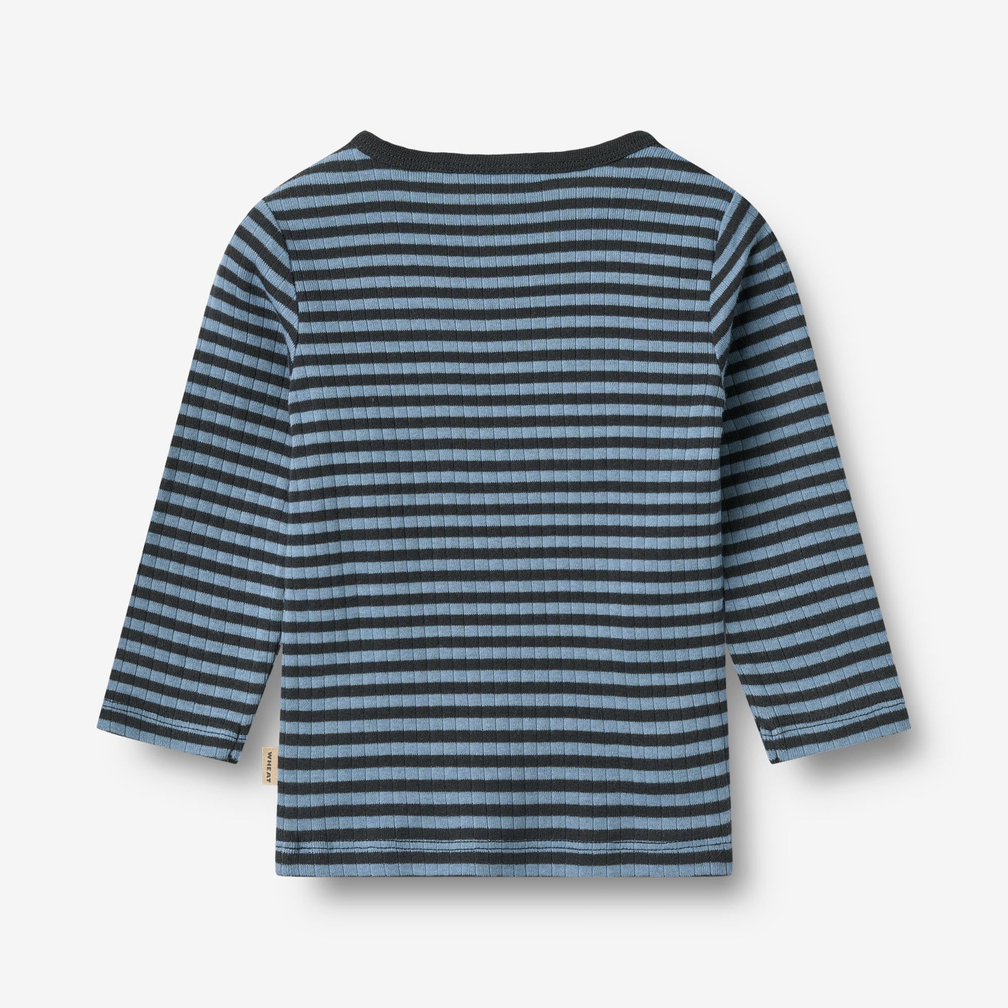 T-shirt L/S Stig - bright blue stripe - Image 2
