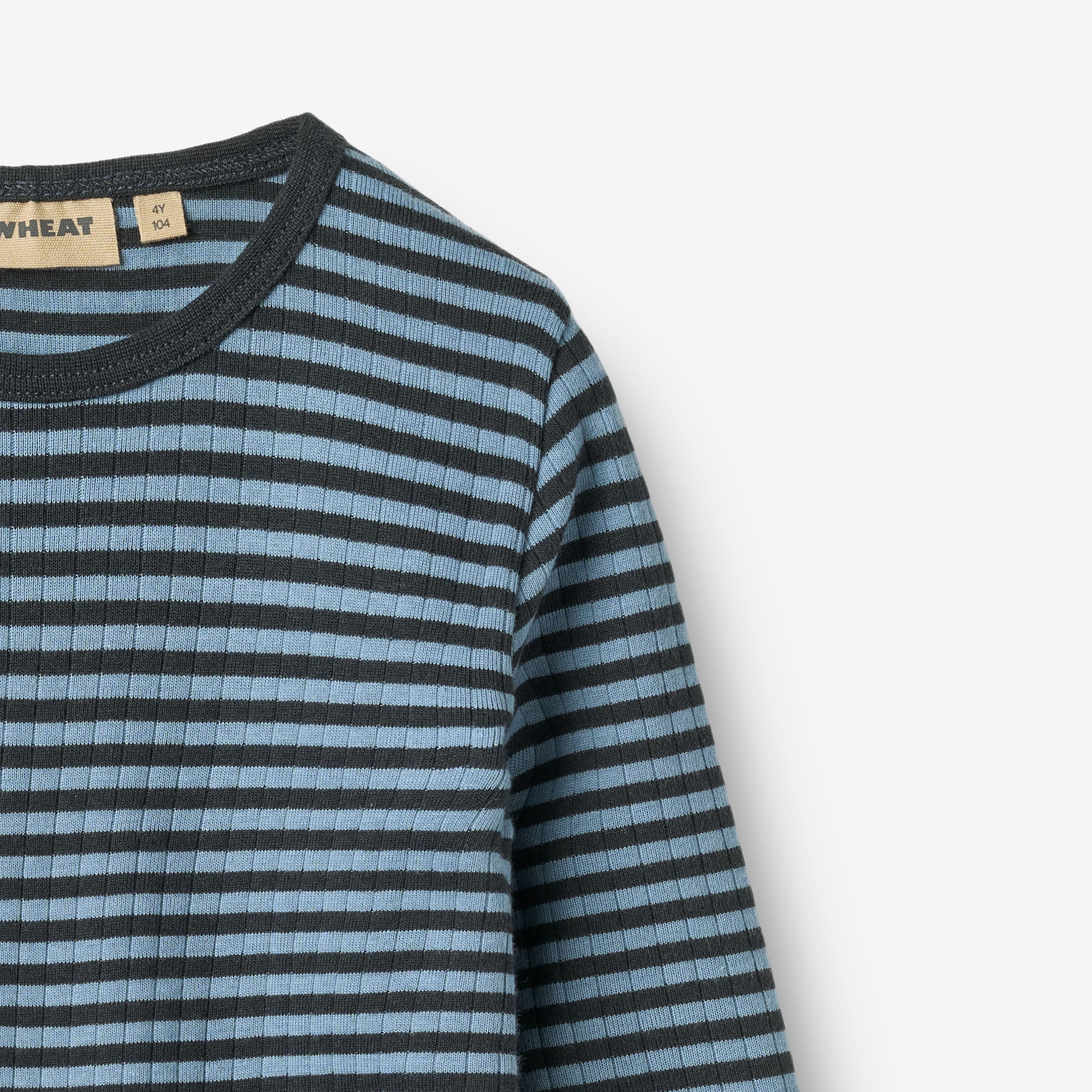 T-shirt L/S Stig - bright blue stripe - Image 2