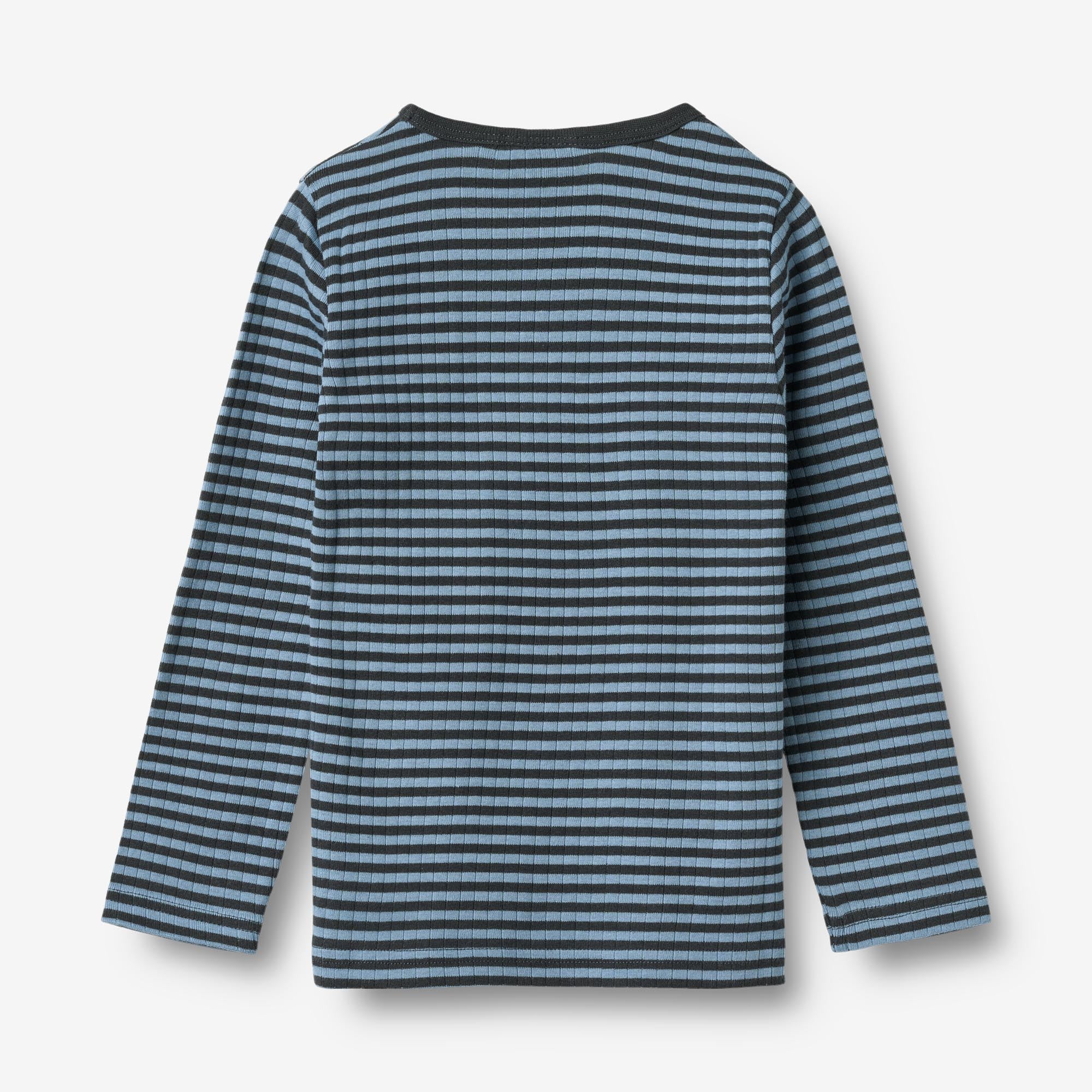 T-shirt L/S Stig - bright blue stripe - Image 3