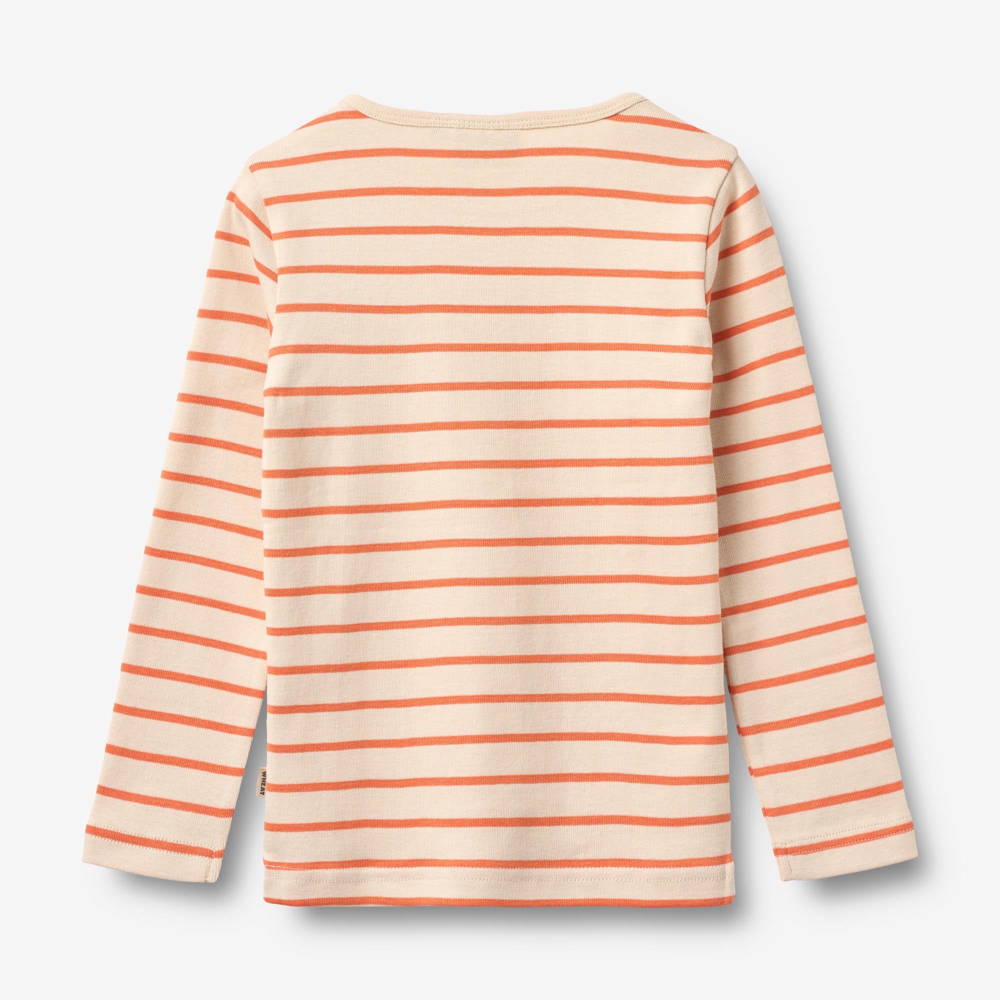 T-shirt L/S Stig - orange stripe - Image 2
