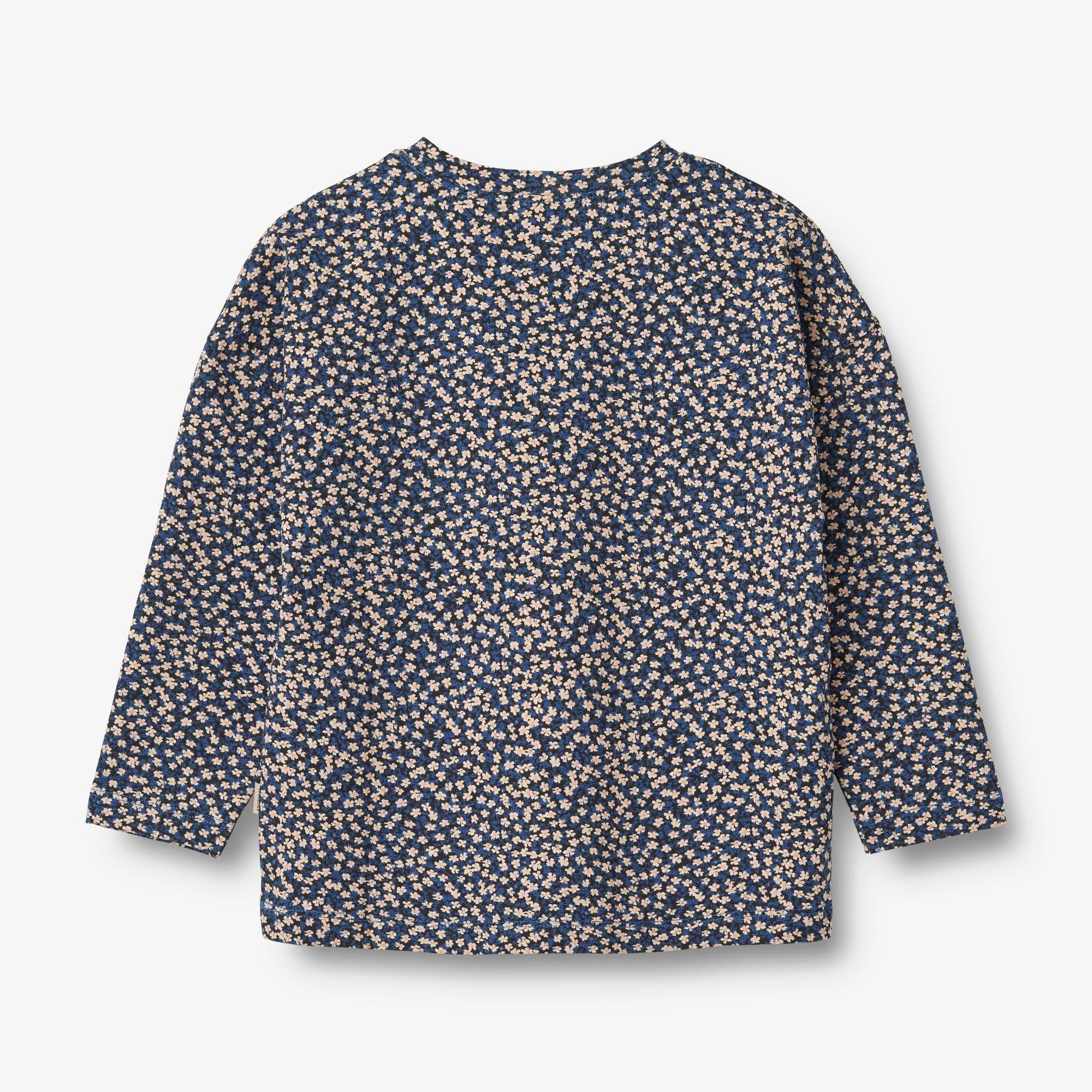 T-Shirt L/S Thilda - blue flowers - Image 2