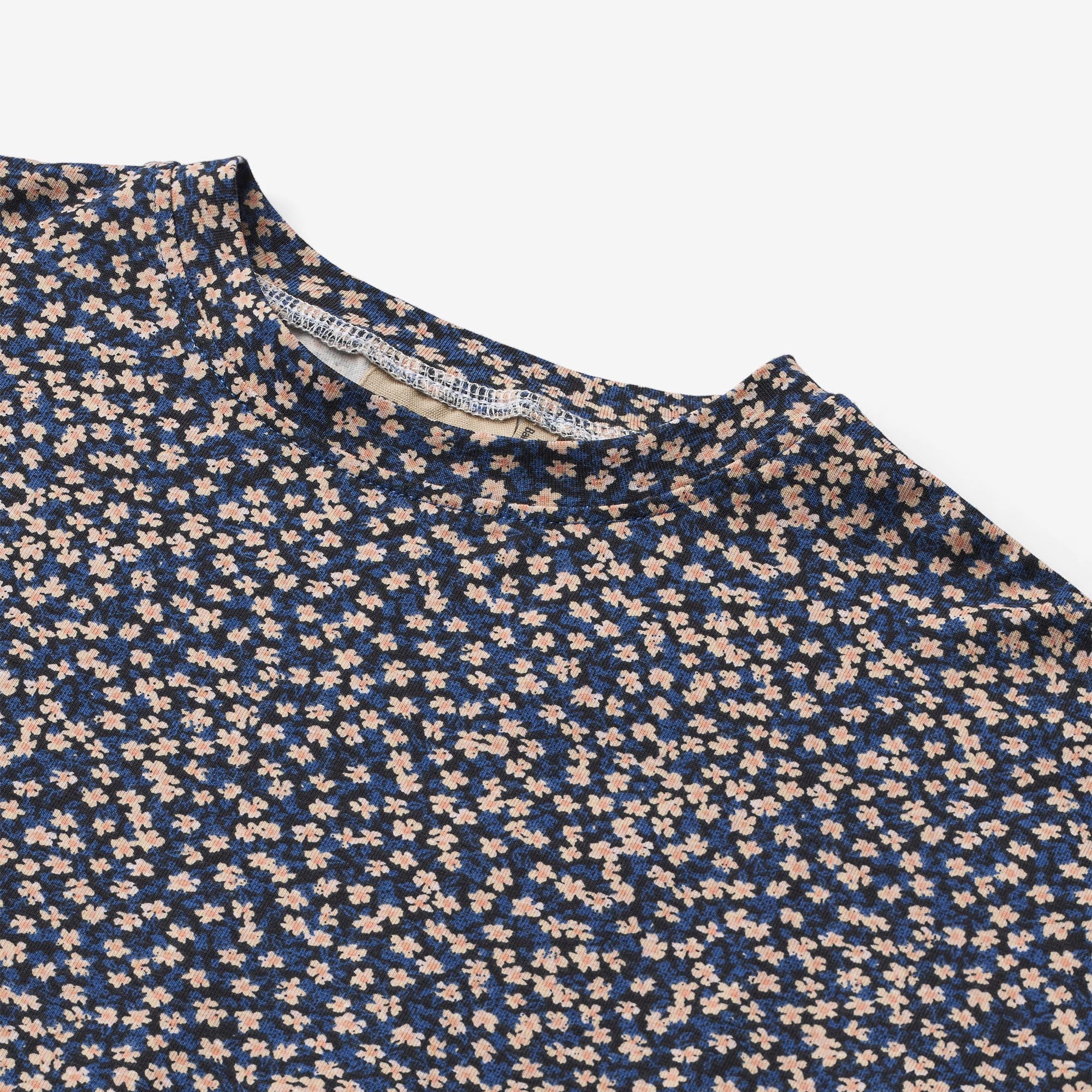 T-Shirt L/S Thilda - blue flowers - Image 3