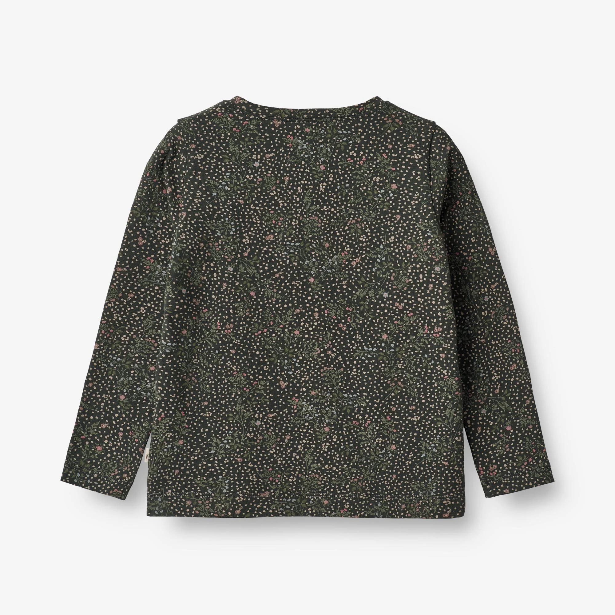 T-Shirt Manna - black coal small flowers - Image 2