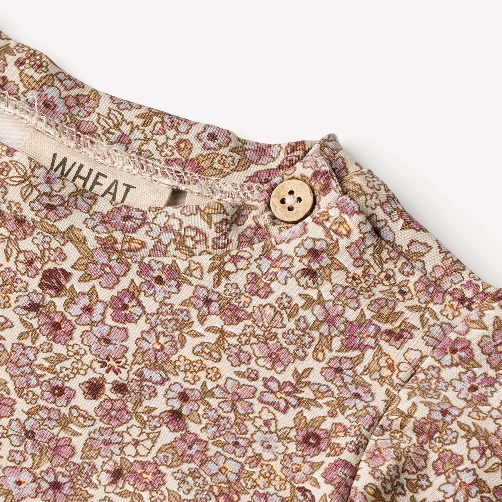 T-Shirt Norma | Baby - grey rose flowers - Image 3