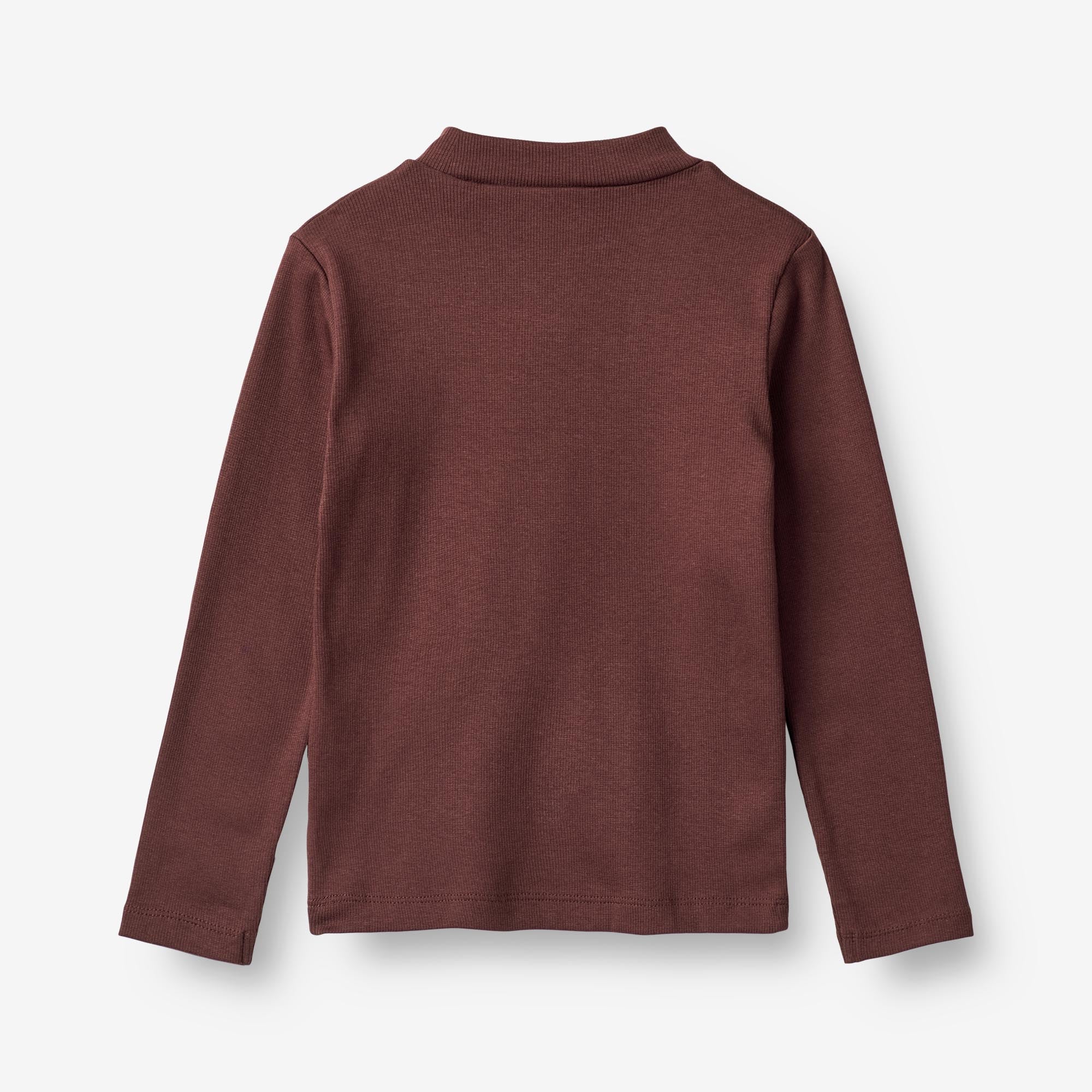 T-Shirt Rib LS Rosetta - aubergine - Image 2