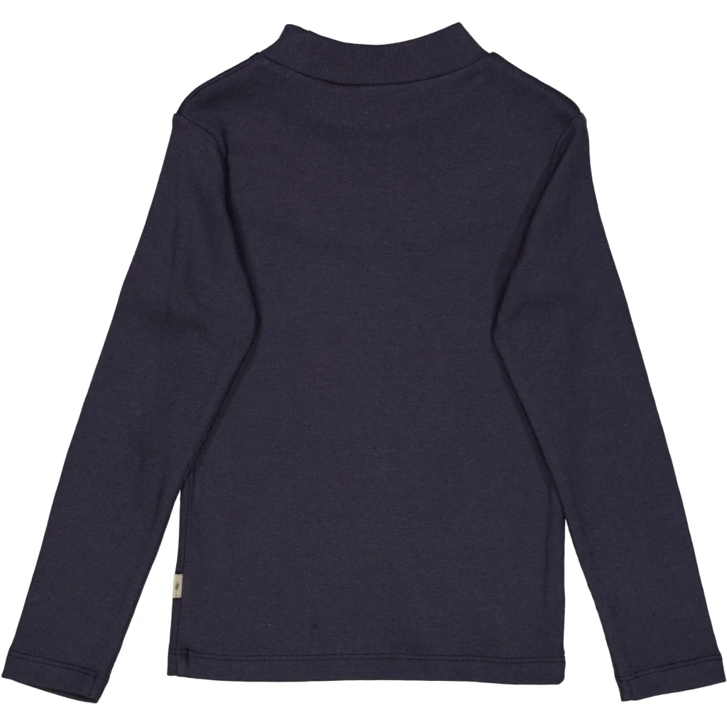 T-Shirt Rib Ruffle - midnight blue - Image 2