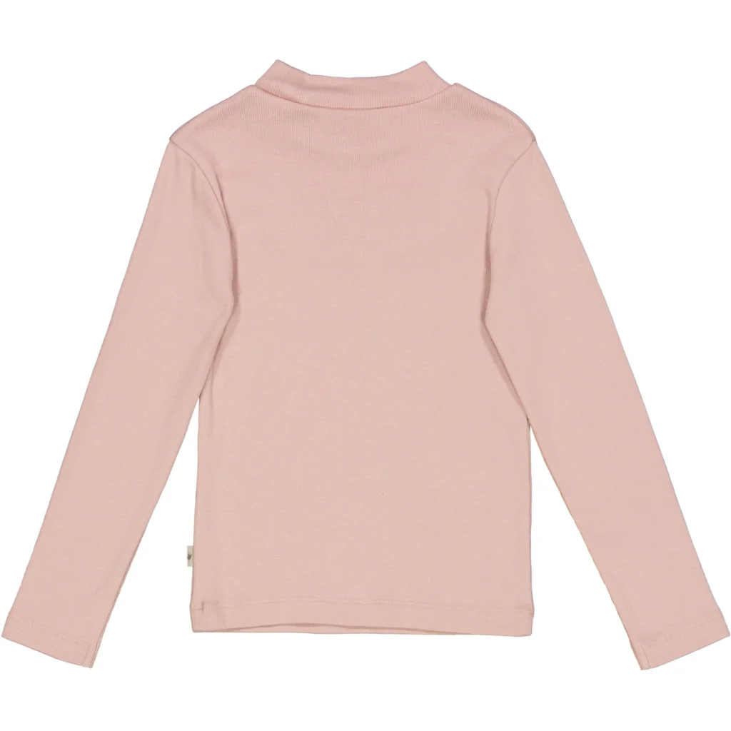 T-Shirt Rib Ruffle - rose powder - Image 2