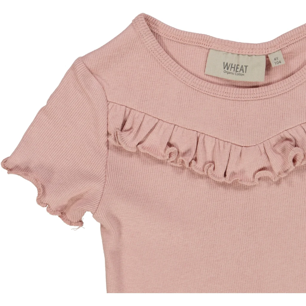 T-Shirt Rib Ruffle SS - Image 9
