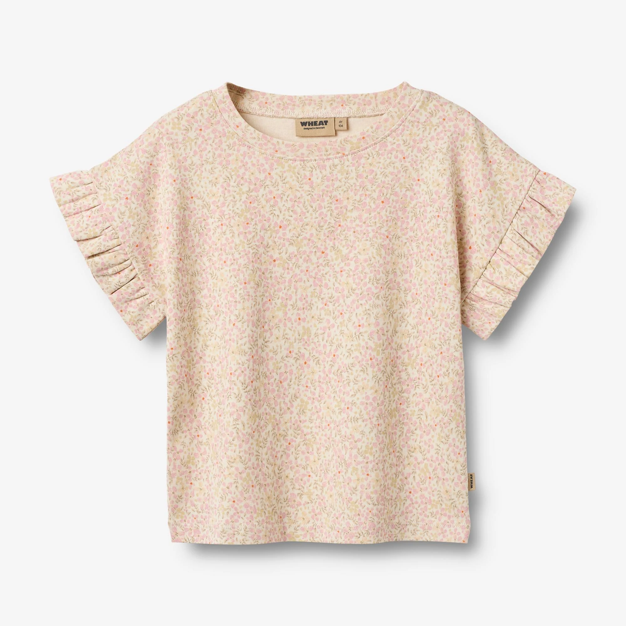 T-shirt S/S Ally - coral flowers