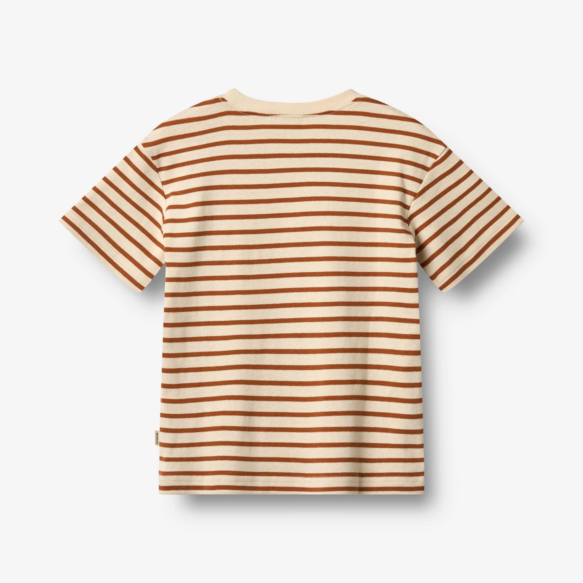 T-shirt S/S Fabian - warm caramel stripe - Image 3