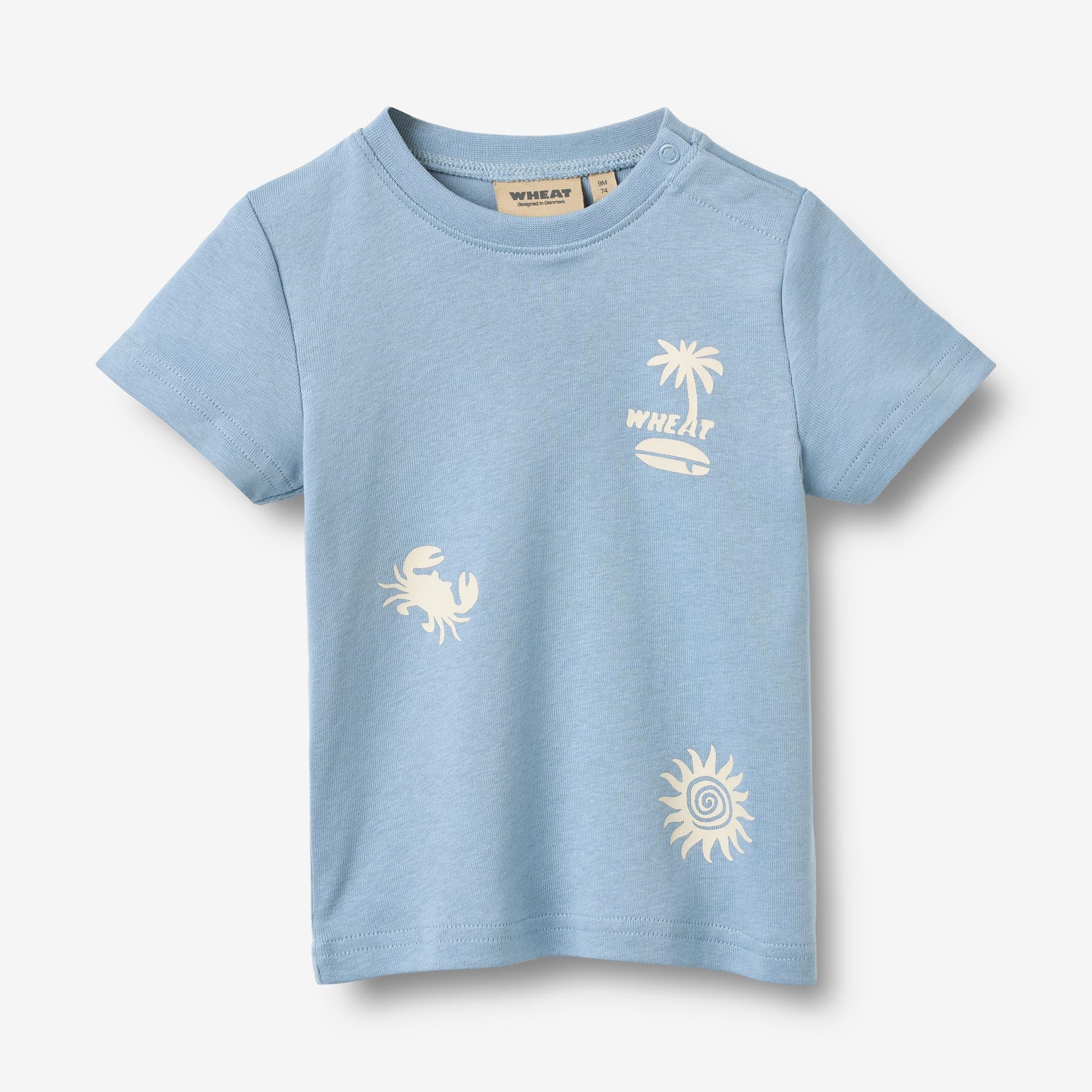 T-shirt S/S Ib - faded denim
