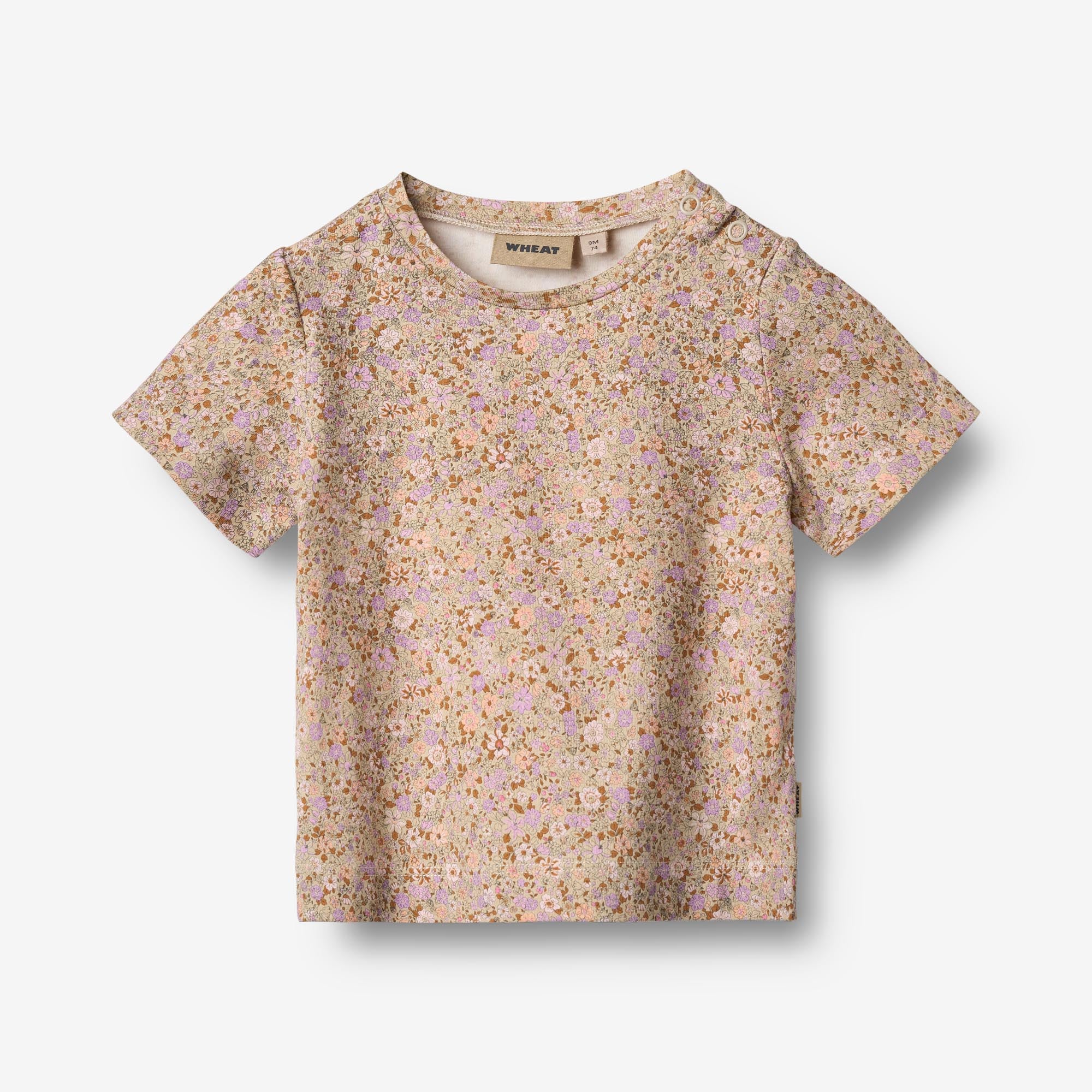 T-Shirt S/S Manna - lilac flower meadow
