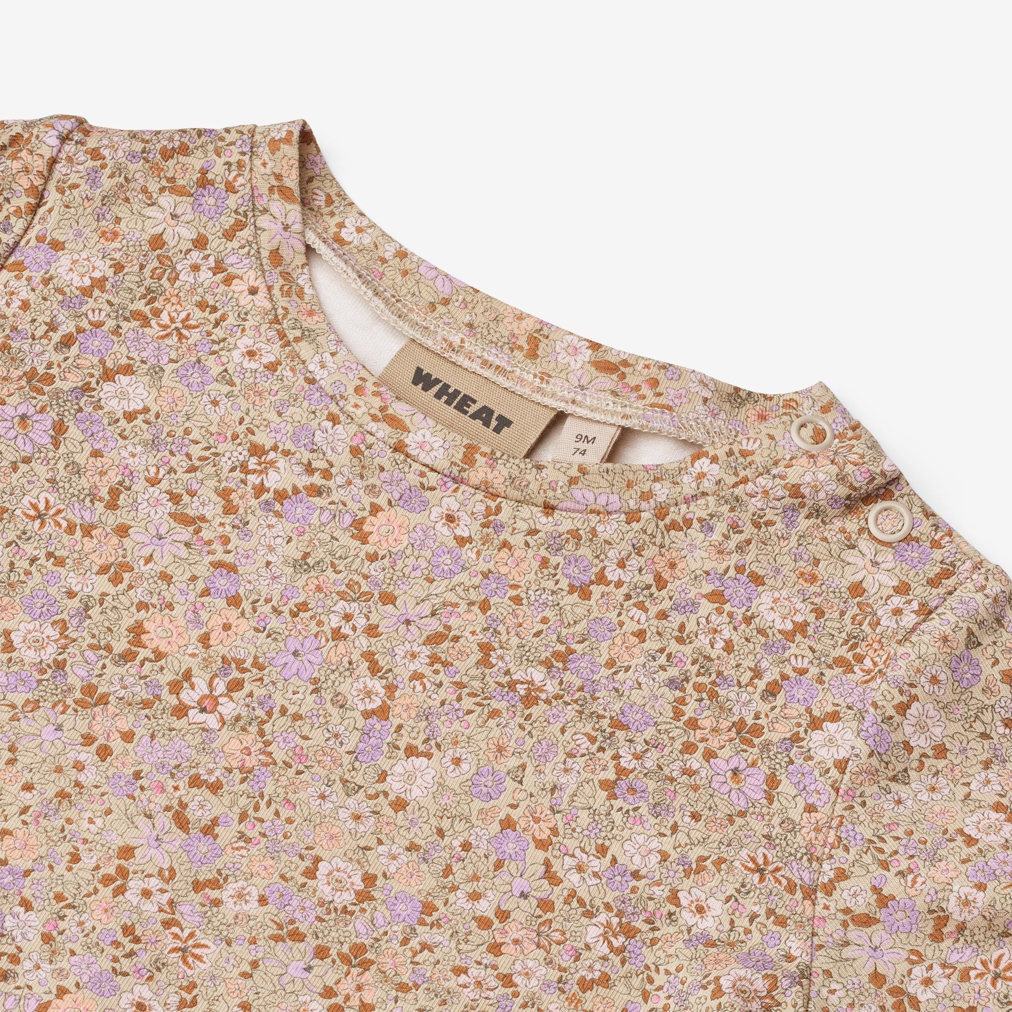 T-Shirt S/S Manna - lilac flower meadow - Image 3