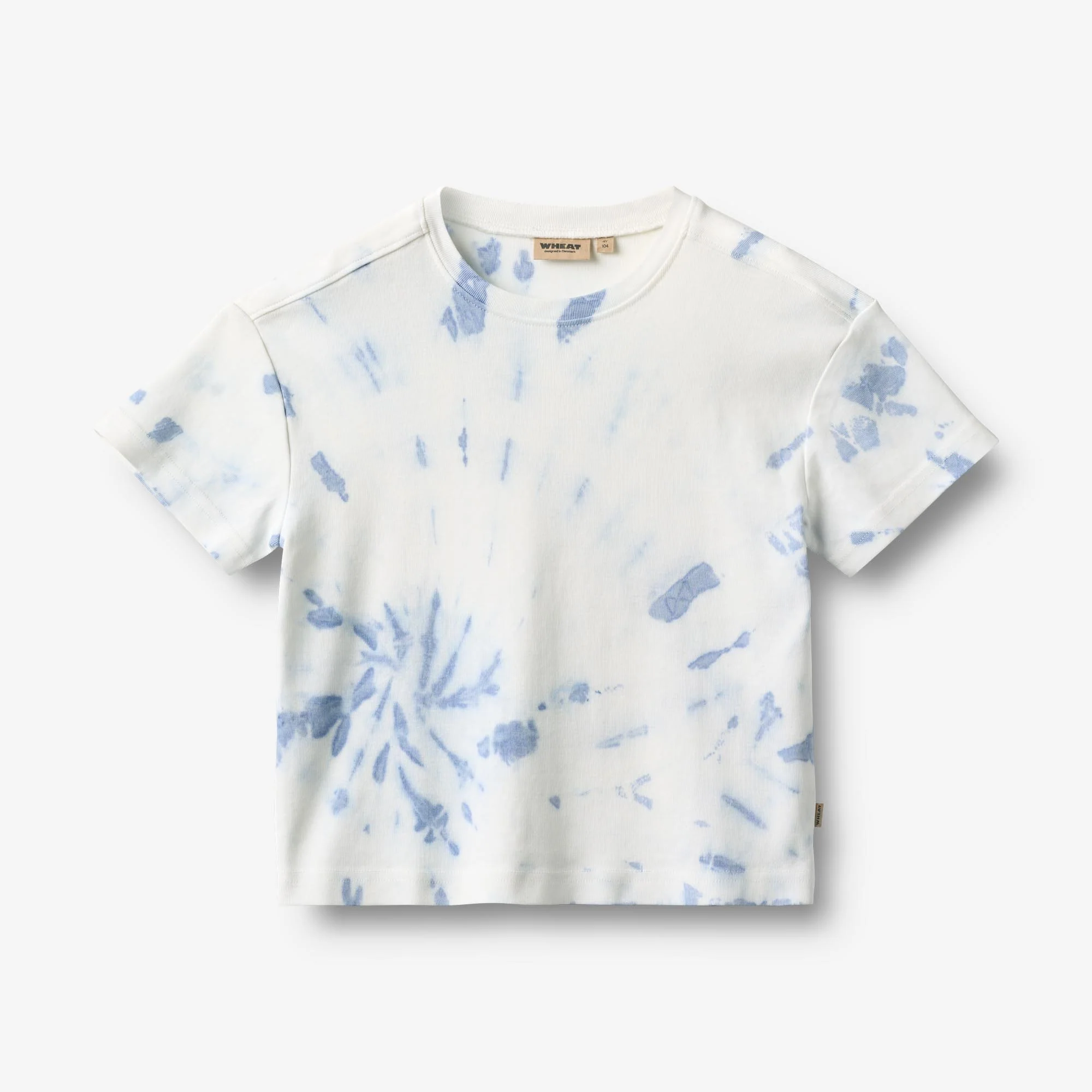 T-Shirt S/S Tommy - blue tie dye