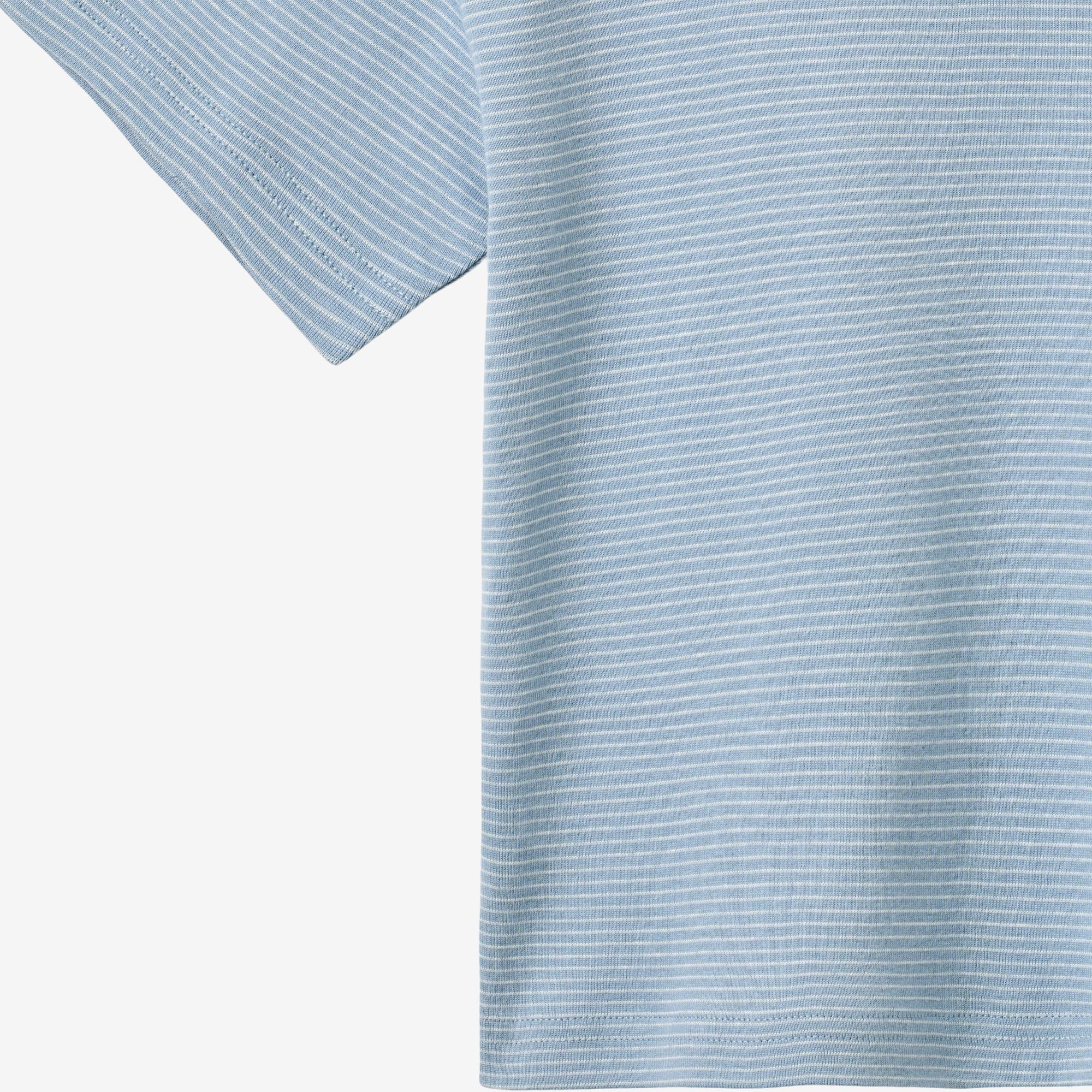 T-shirt S/S Tommy - faded blue stripe - Image 3