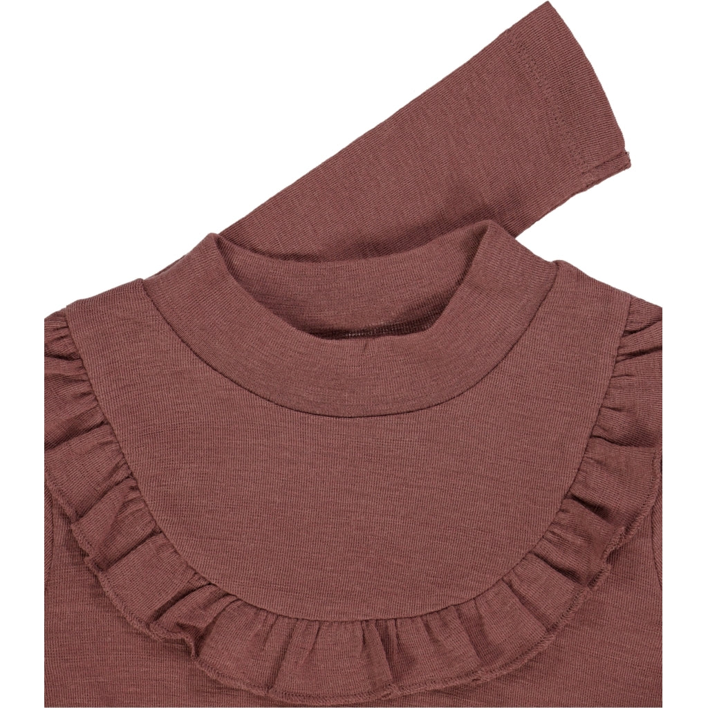 T-shirt Wool Ruffle LS - Image 3