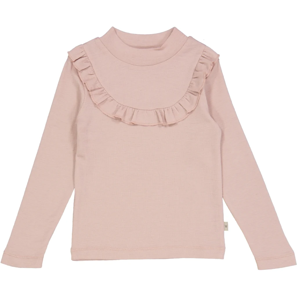 T-shirt Wool Ruffle LS - Image 4