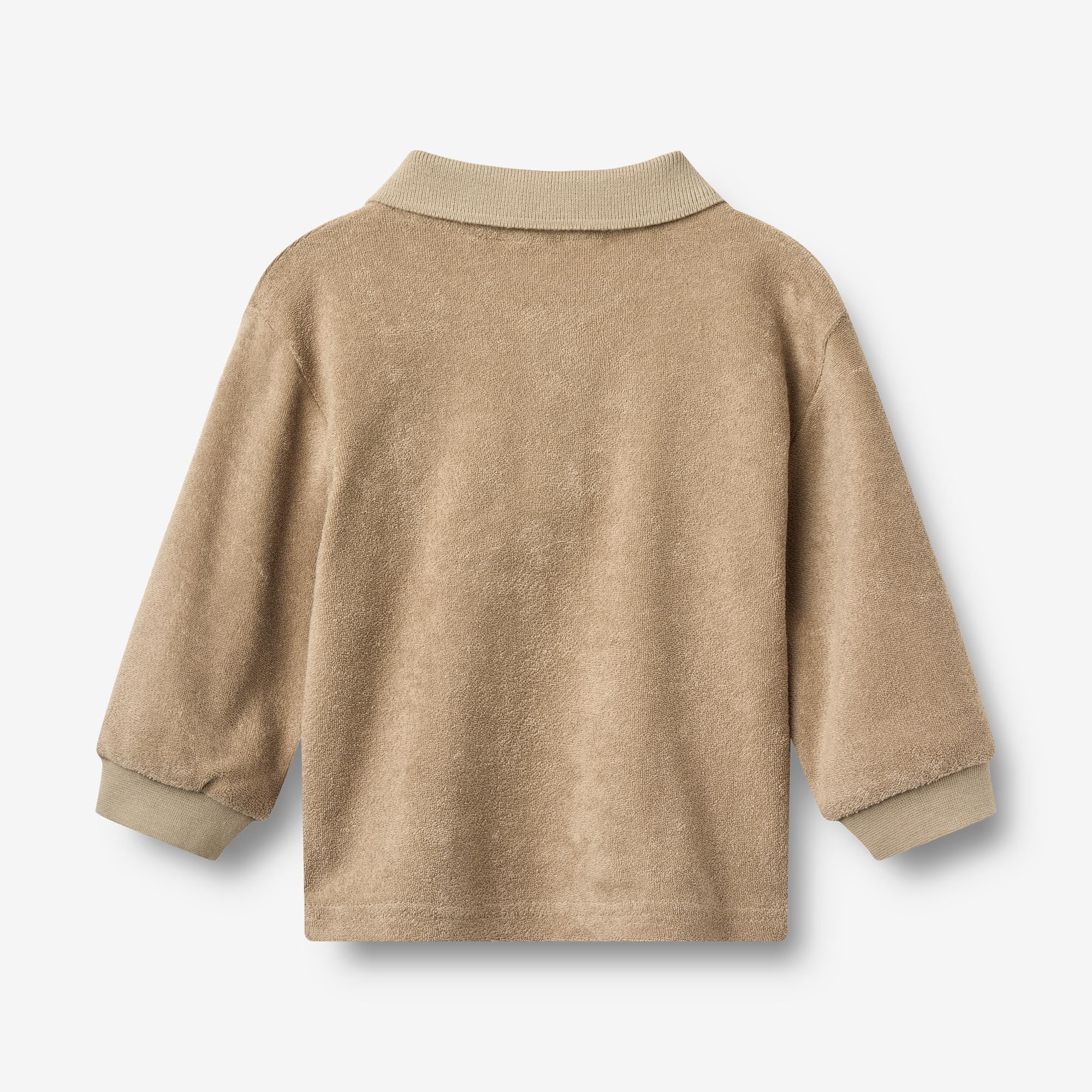 Terry Polo Shirt L/S Theodor - sand stone - Image 2