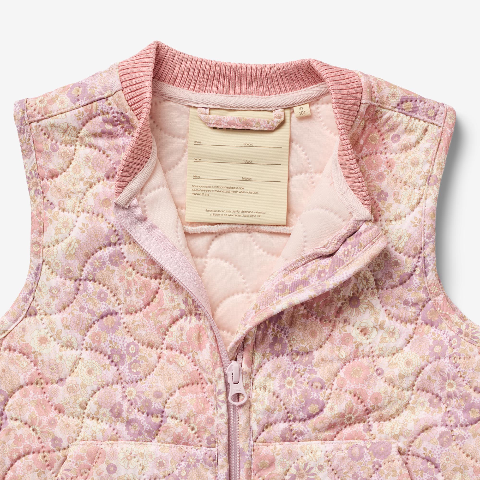 Thermo Gilet Ede - lilac flower rainbow - Image 4