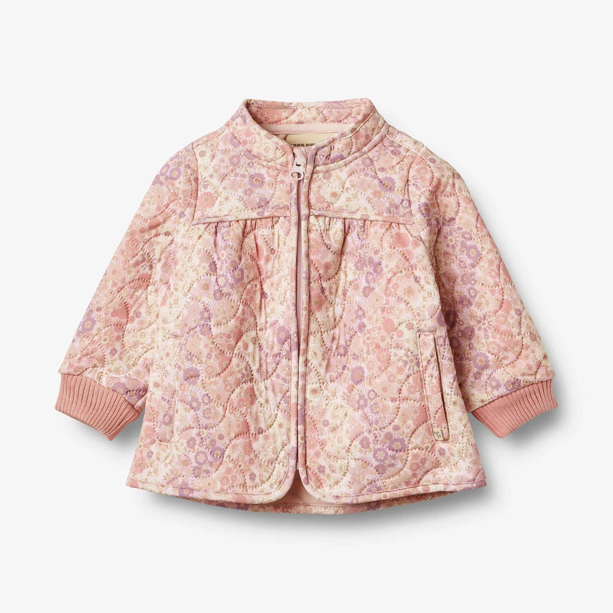 Thermo Jacket Thilde - lilac flower rainbow