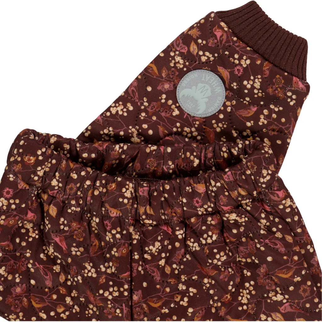 Thermo Pants Alex - maroon birds - Image 3