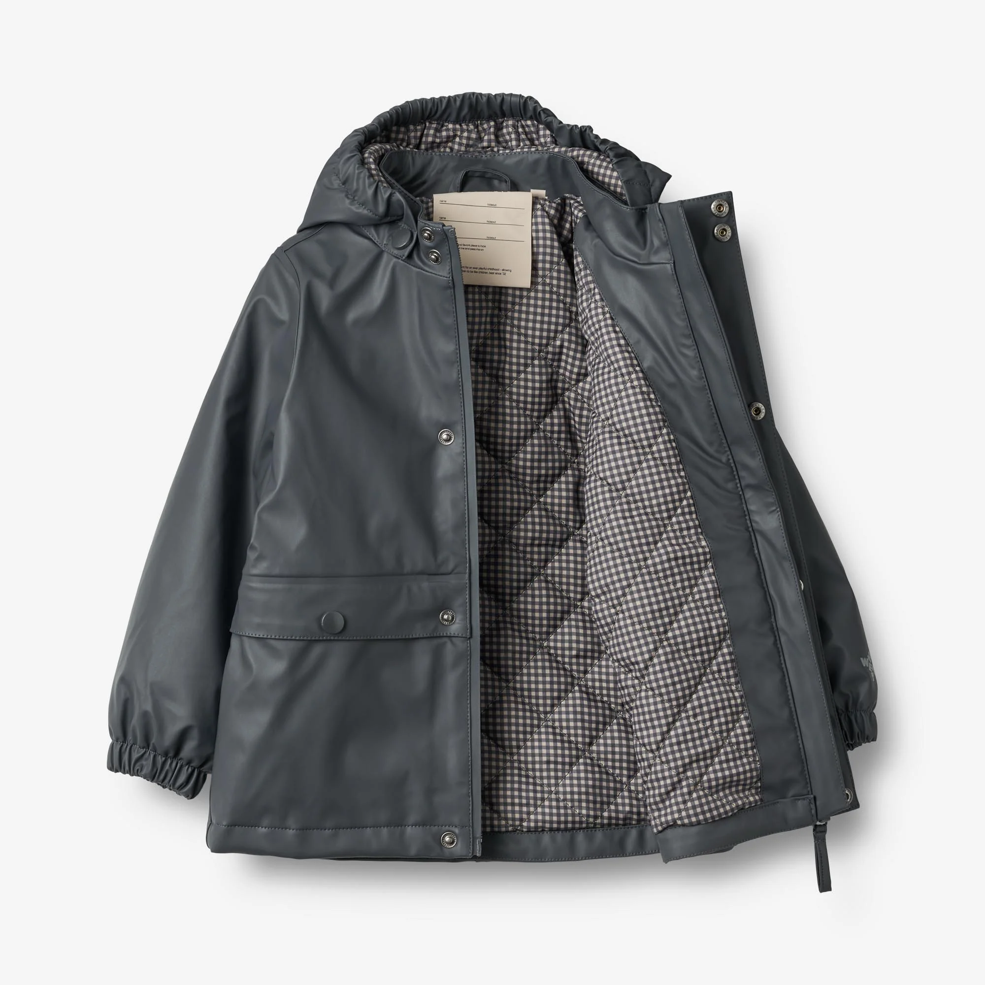 Thermo Rain Coat Aju - dark ink - Image 3