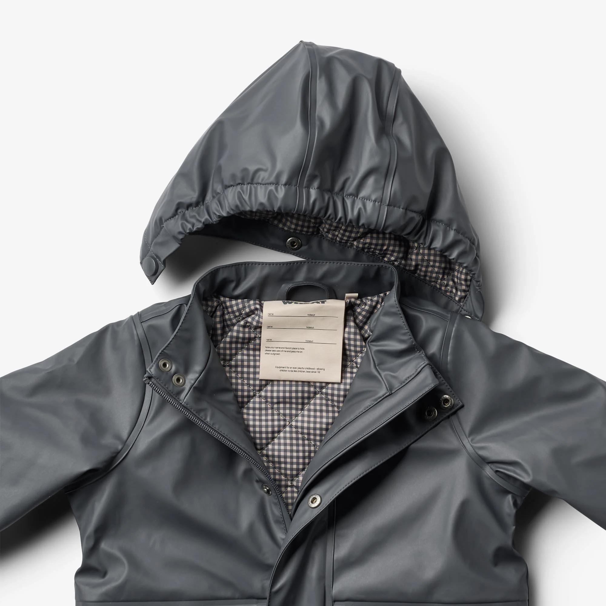 Thermo Rain Coat Aju - dark ink - Image 4