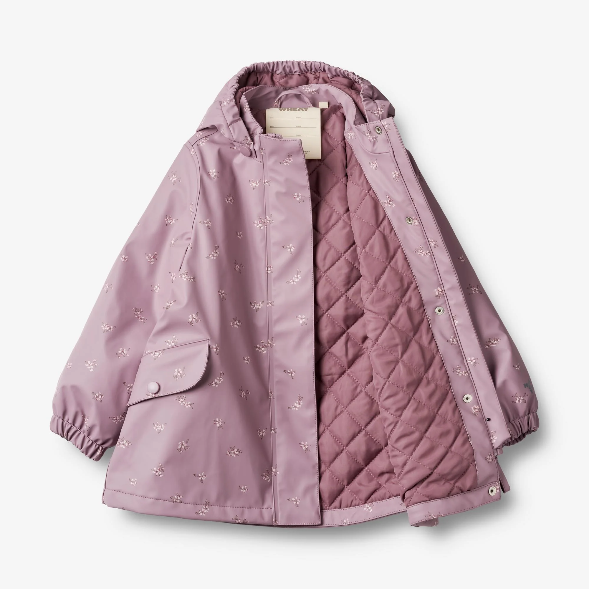 Thermo Rain Jacket Rika - soft lilac flowers - Image 3