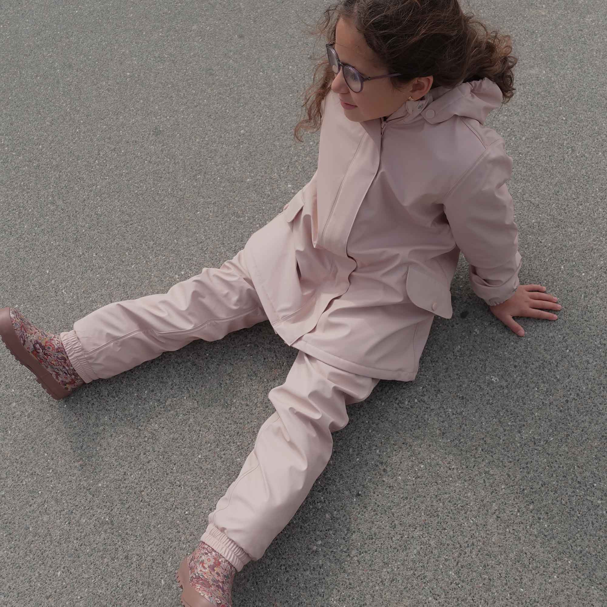 Thermo rain pants Um - pale rose - Image 2