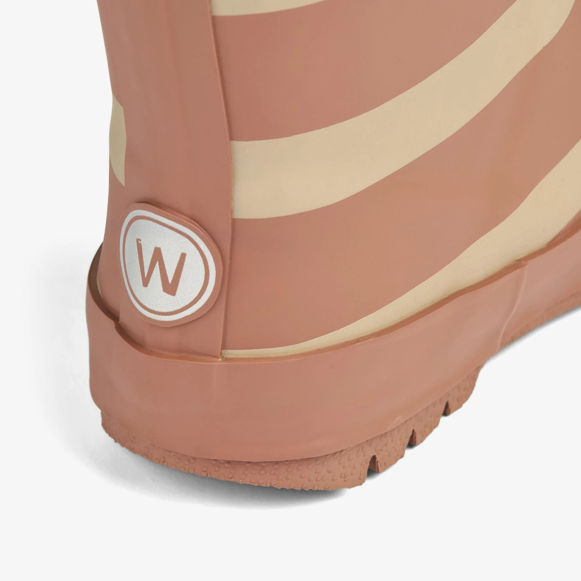 Thermo Rubber Boot Print - old rose stripe - Image 3