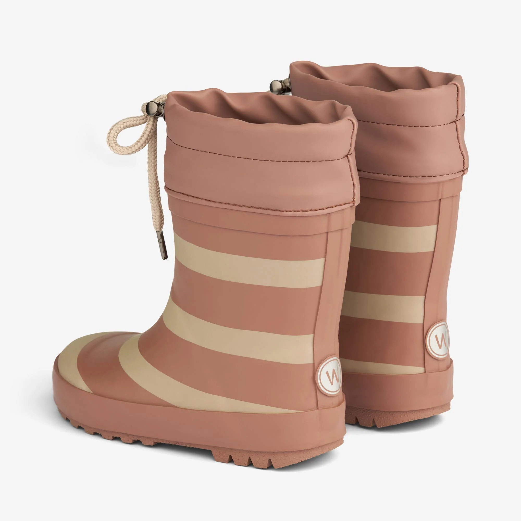 Thermo Rubber Boot Print - old rose stripe - Image 4