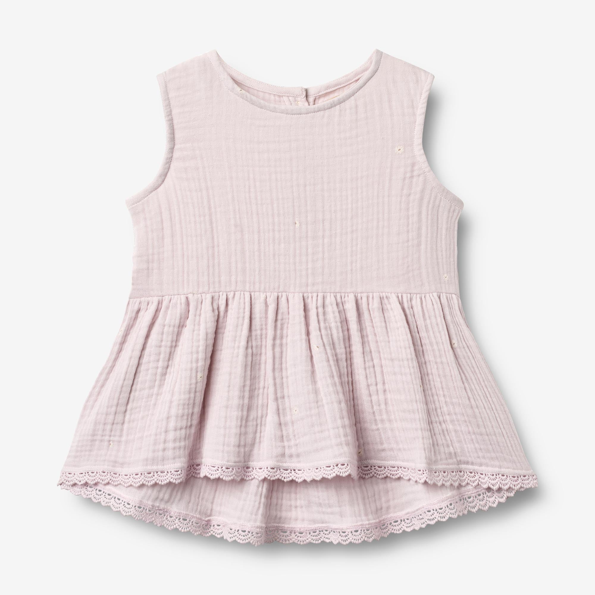 Top Lace Bea - purple light flowers - Image 2