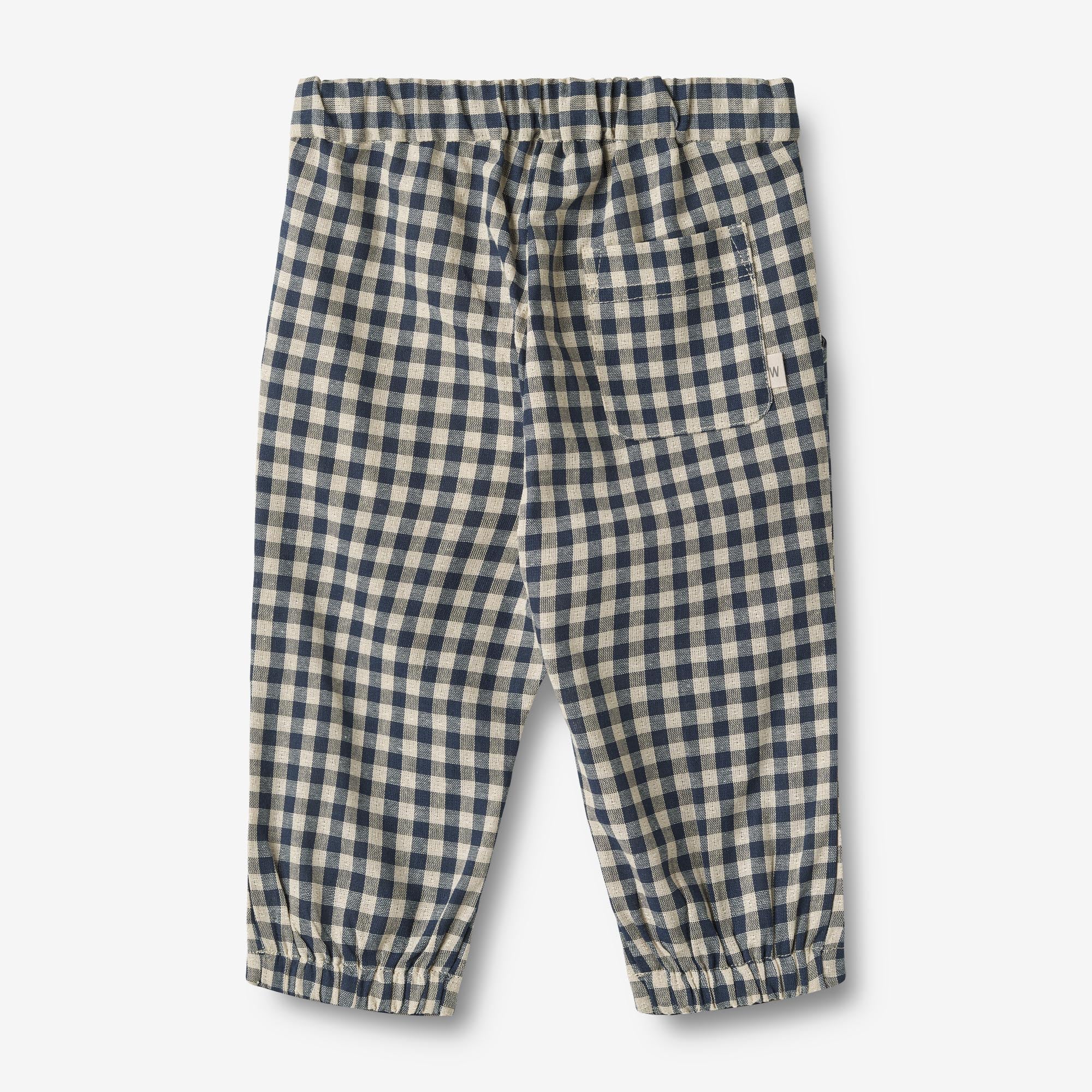 Trousers Andy - blue check - Image 2