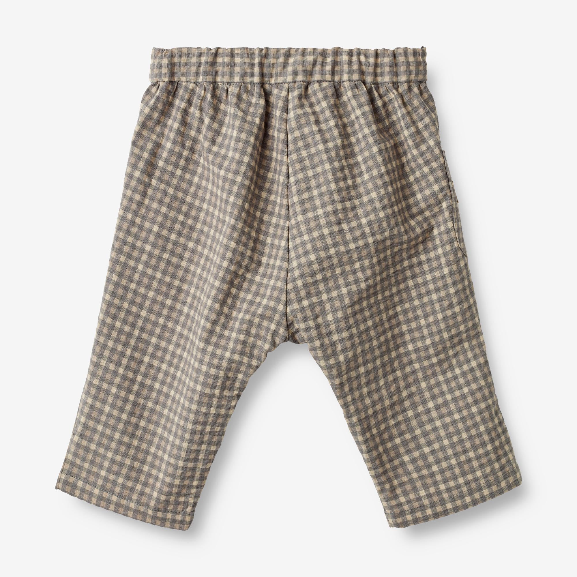 Trousers Henry | Baby - autumn sky check - Image 2