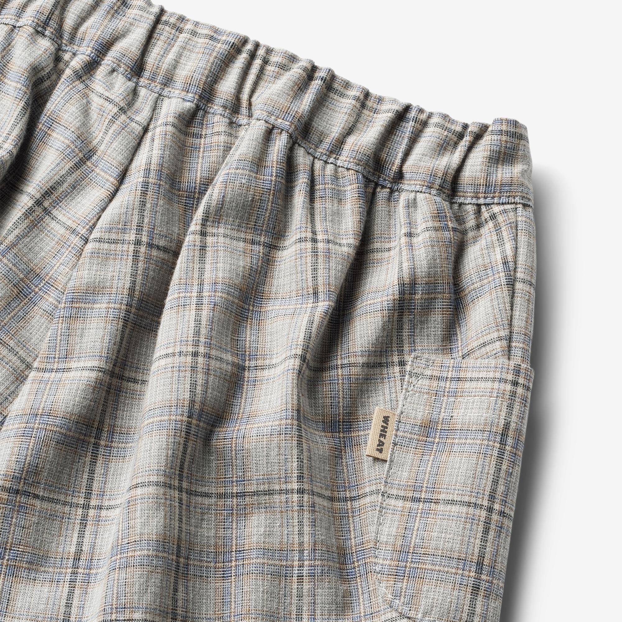 Trousers Lined Henry - cloudy blue check - Image 3