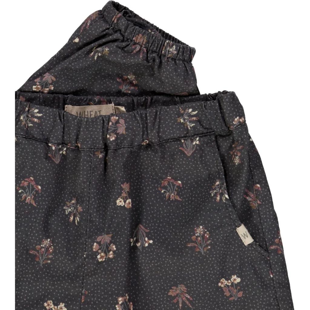 Trousers Malou Lined - black flowers - Image 3