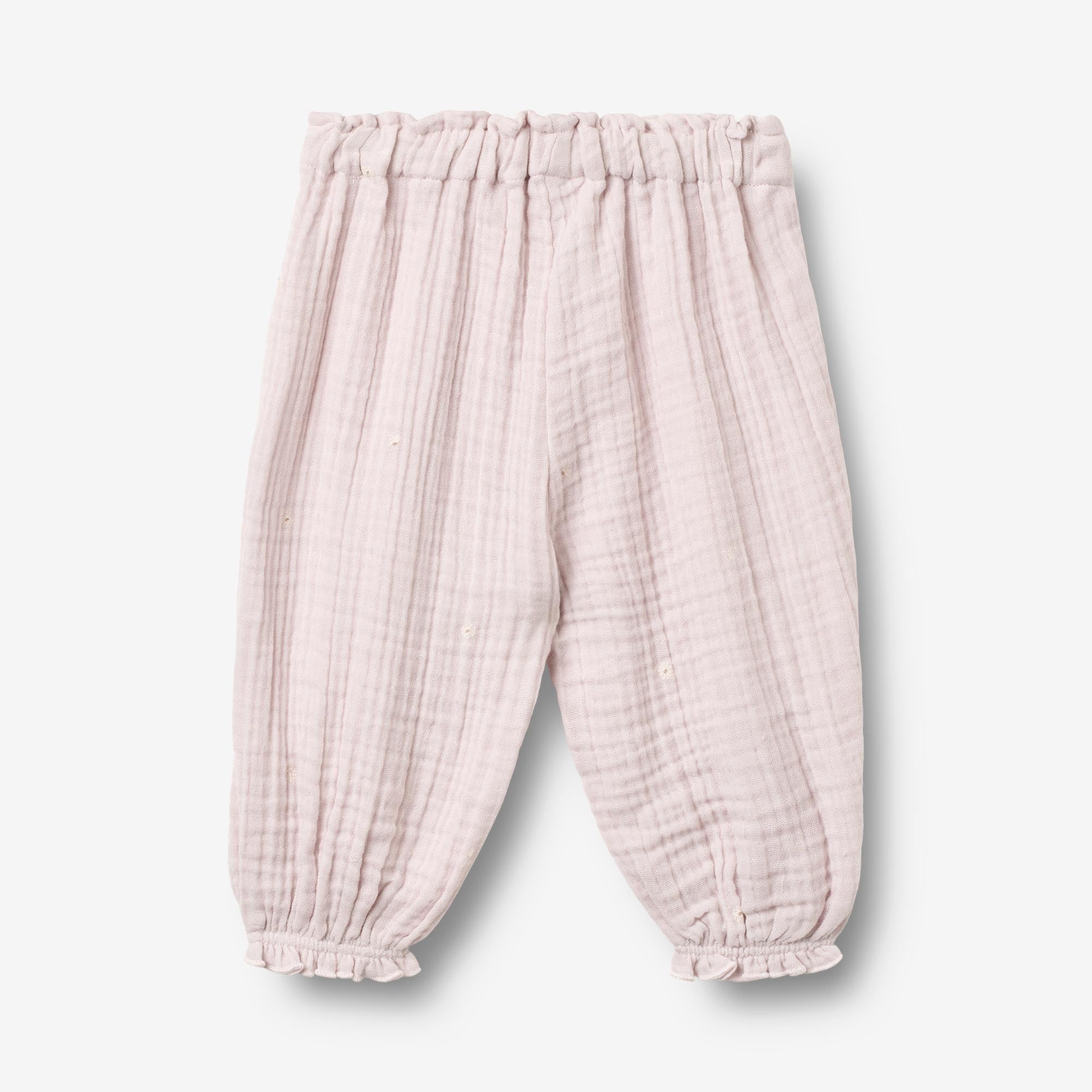 Trousers Petrine - purple light flowers - Image 2