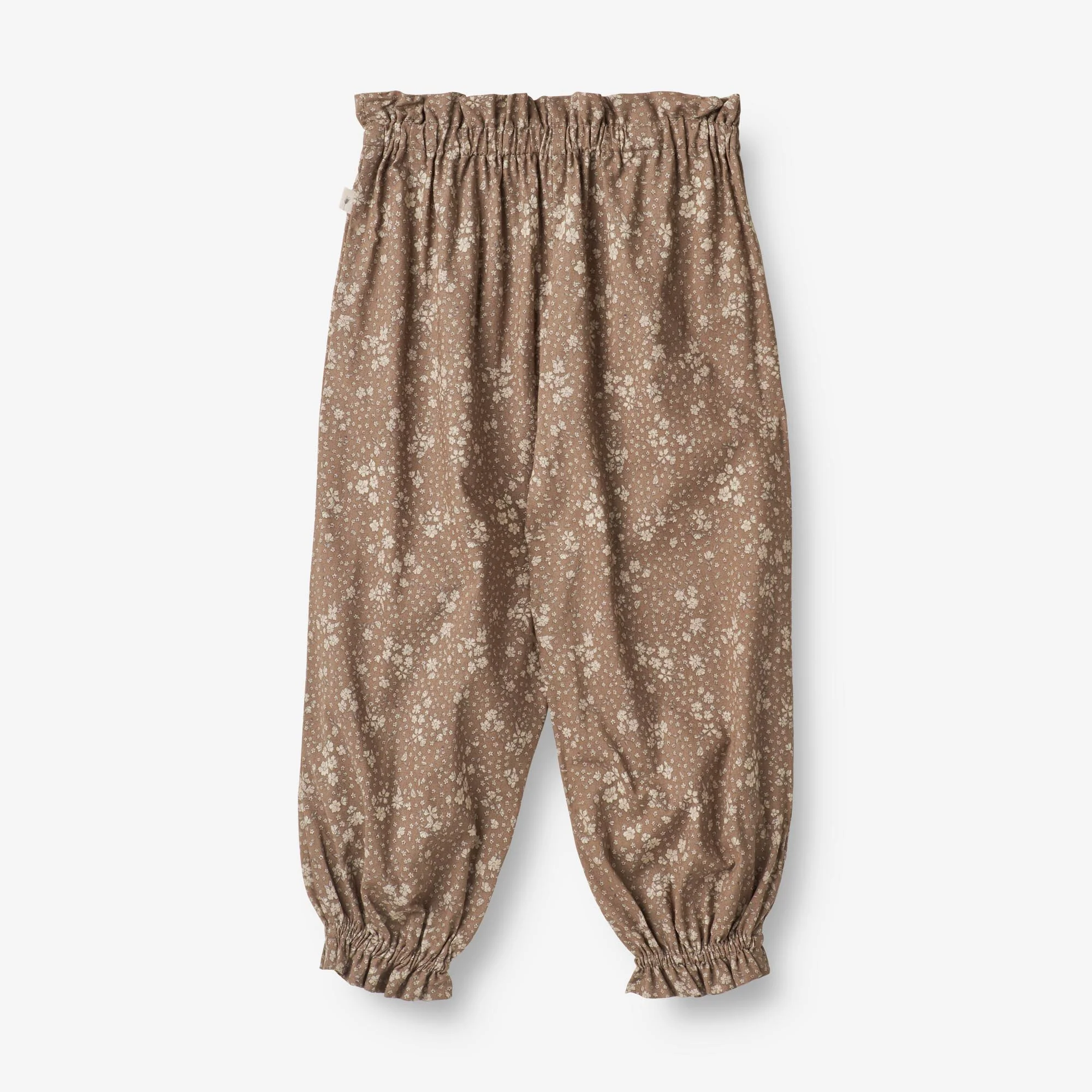 Trousers Polly - cocoa brown flowers - Image 2