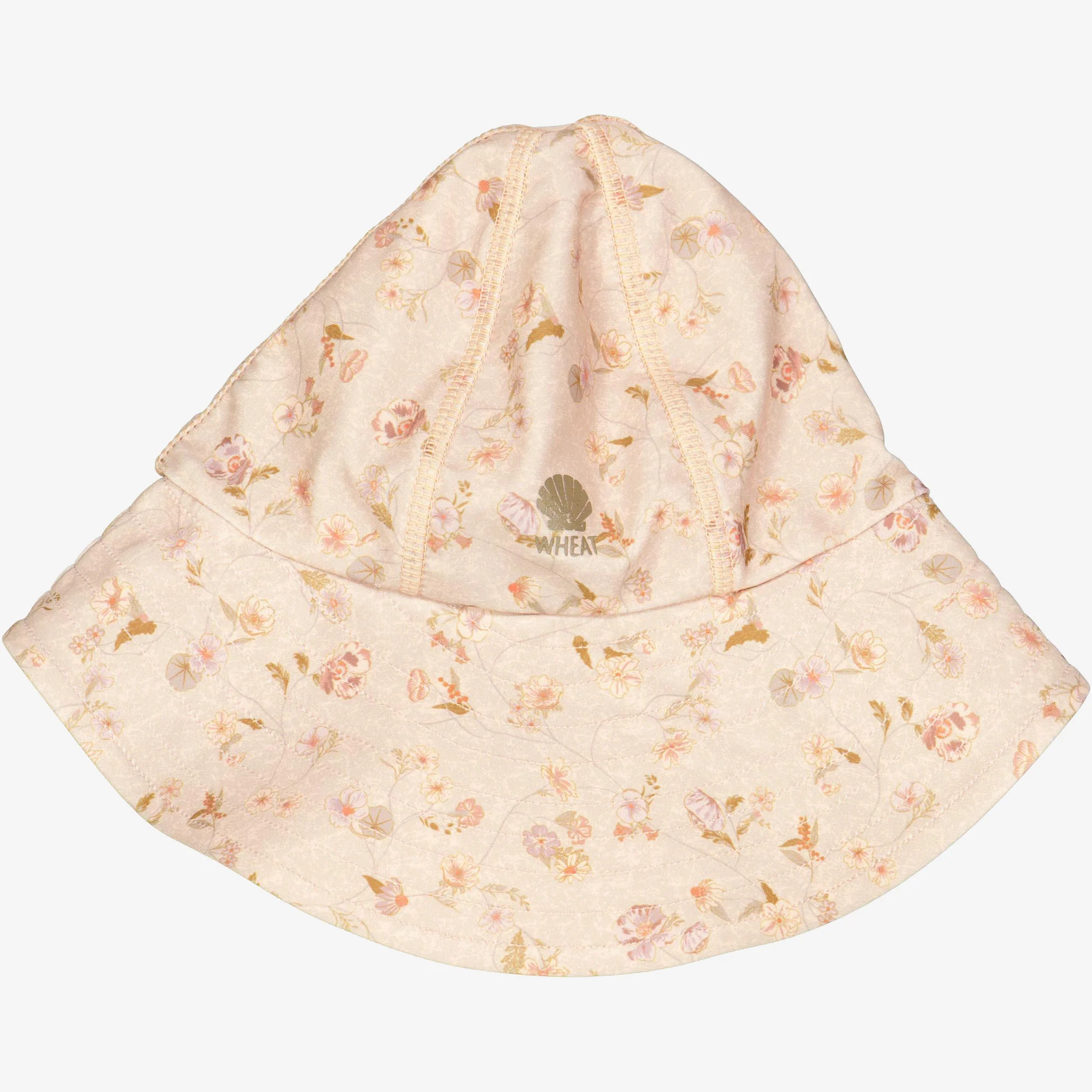UV Sun Hat | Baby - purple poppy flowers - Image 2