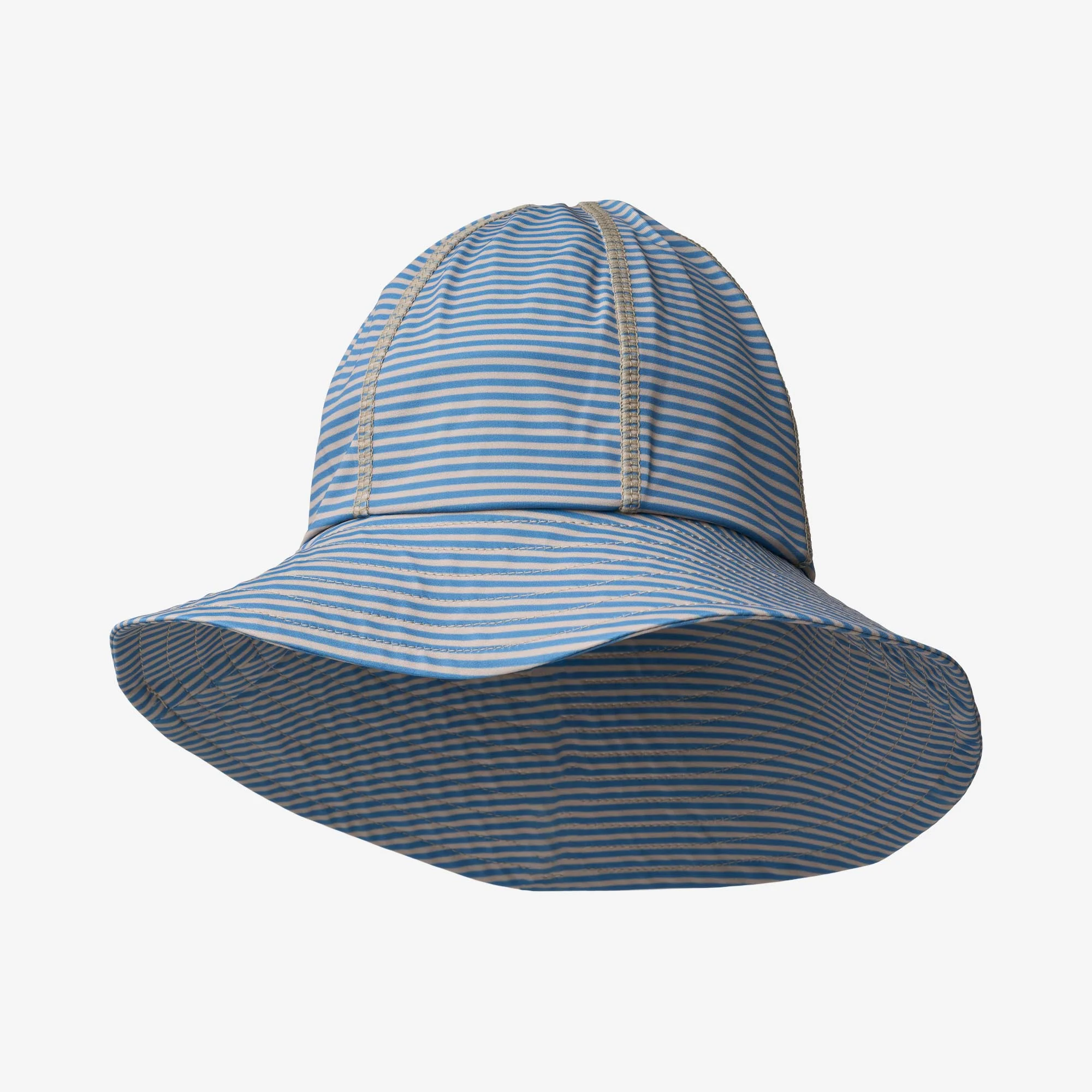UV Sun Hat Bora - blue swim stripe