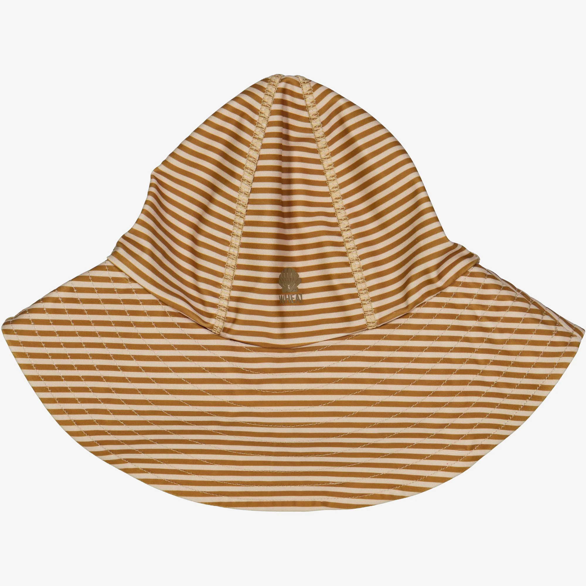 UV Sun Hat - golden green stripe - Image 2