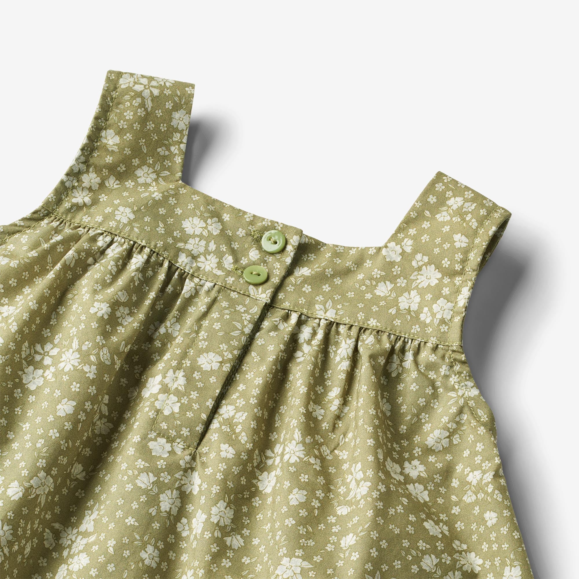 W-Dress Ayla - green flowers - Image 3
